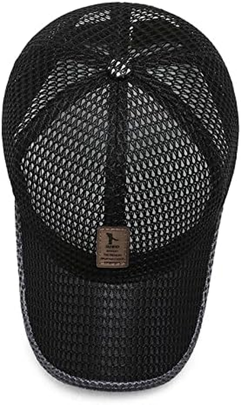 FASHIXD Summer Mesh Baseball Cap for Men Women Trucker Mesh Hat Baseball Hats Outdoor Sports Running Hat