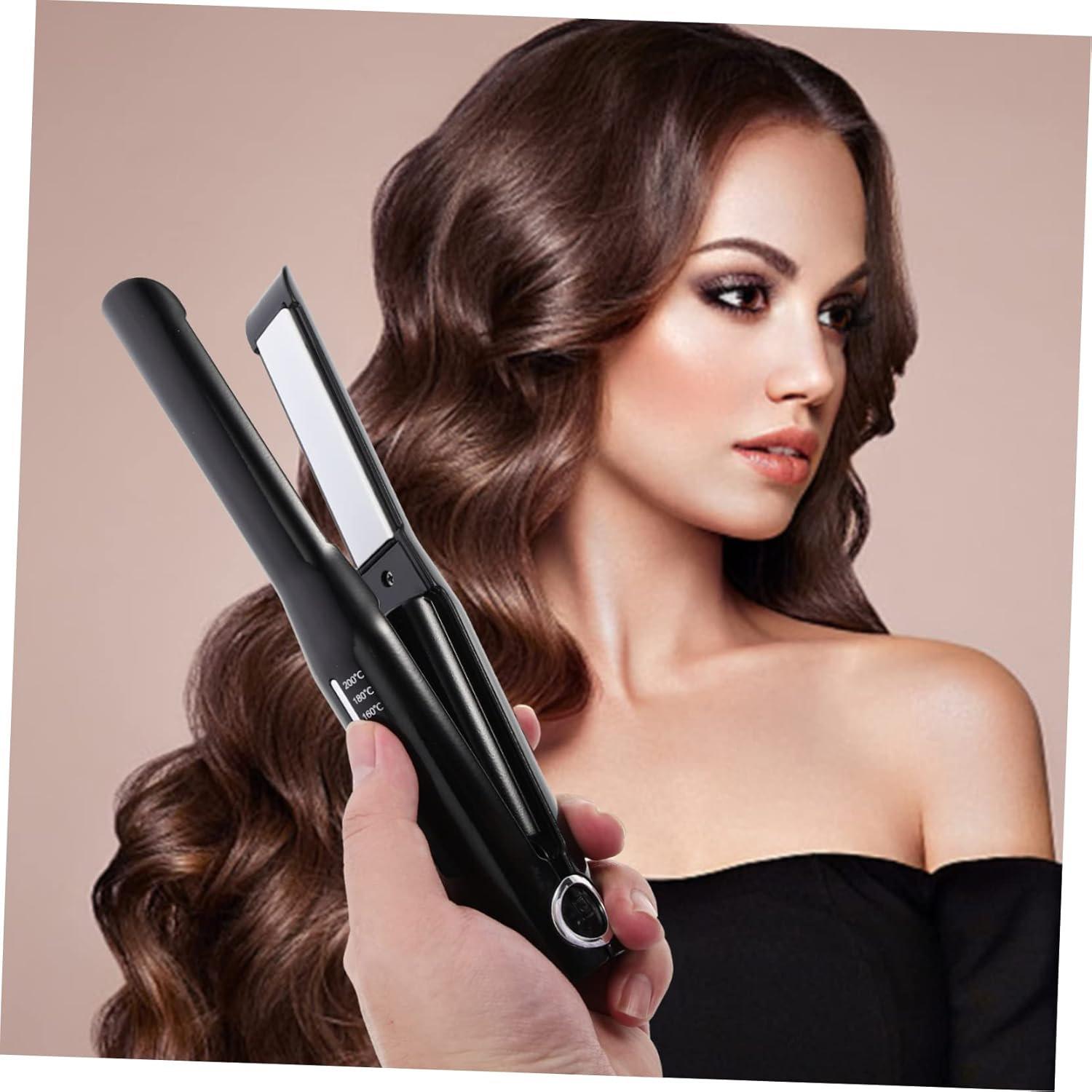 GANAZONO Wireless Miniature Hair Straightener Settings Portable for Travel Use Cordless Styling Tool for Women image number 5