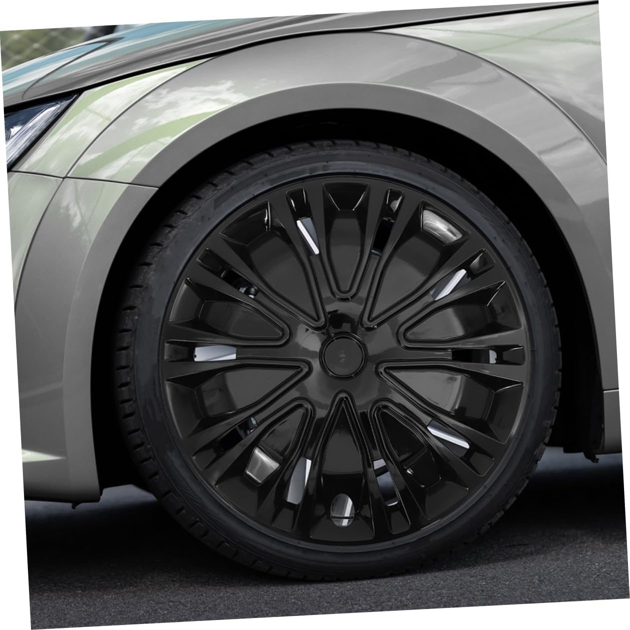 Ciieeo 15 Inch Universal Automotive Wheel Hub Covers Decorative Hubcaps Impact Resistant Design for Cars Easy Installation Suitable for Vehicle Models image number 6