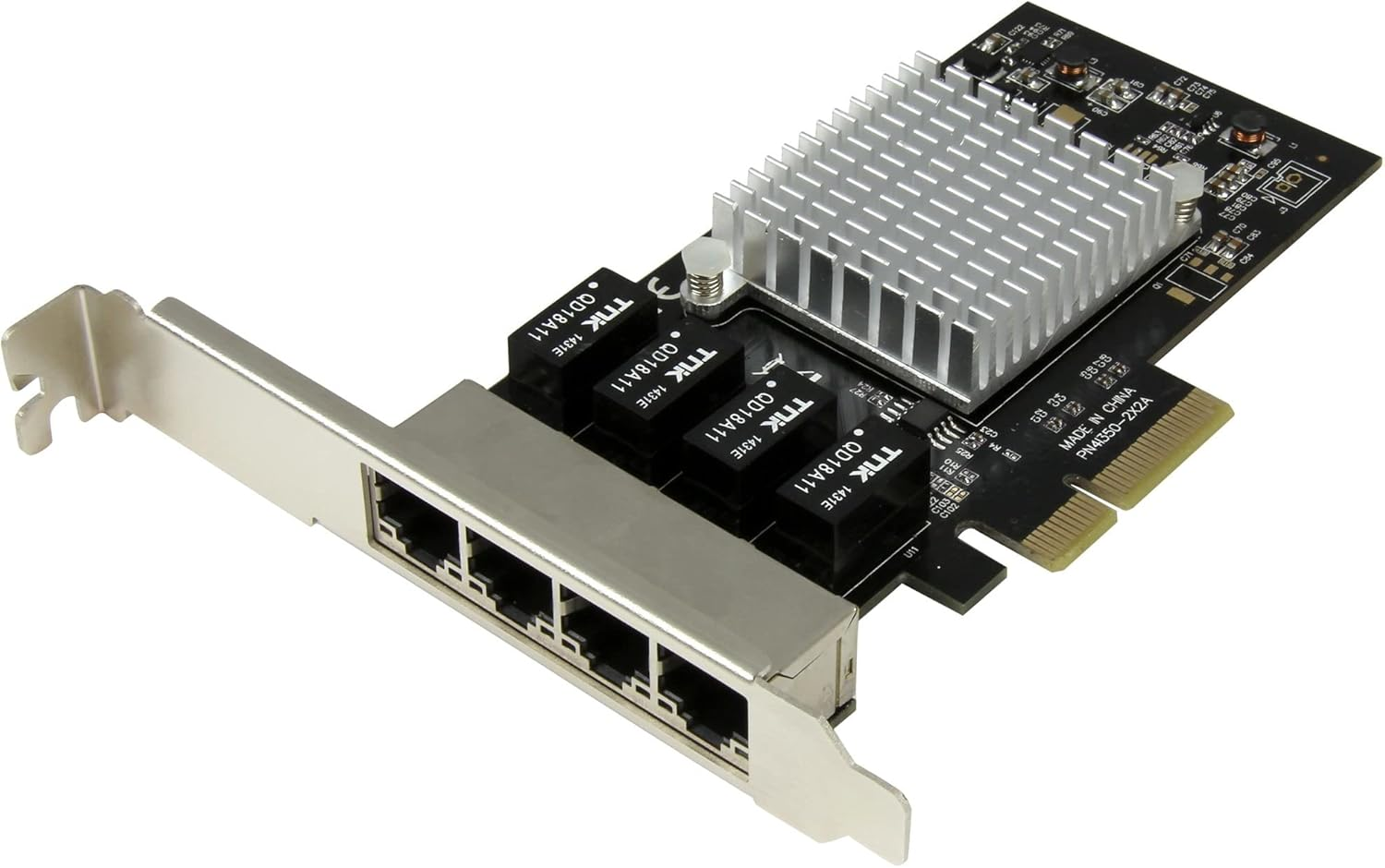 Startech.Com 4-Port Gigabit Ethernet Network Card - PCI Express, Intel I350 NIC - Quad Port Pcie Network Adapter Card with Intel Chipset image number 3