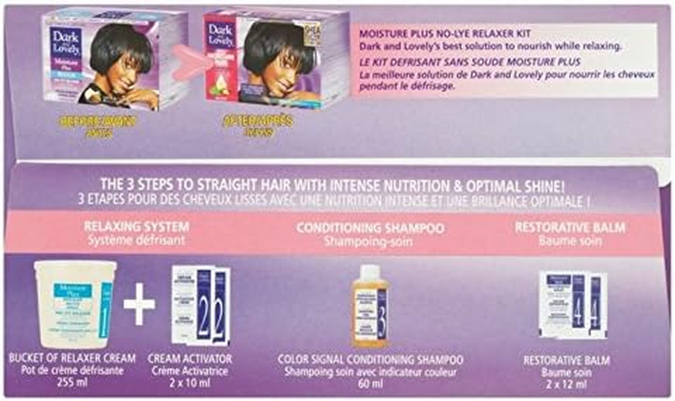 Dark & Lovely No Lye Relaxer Regular for Normal Hair Kit image number 1
