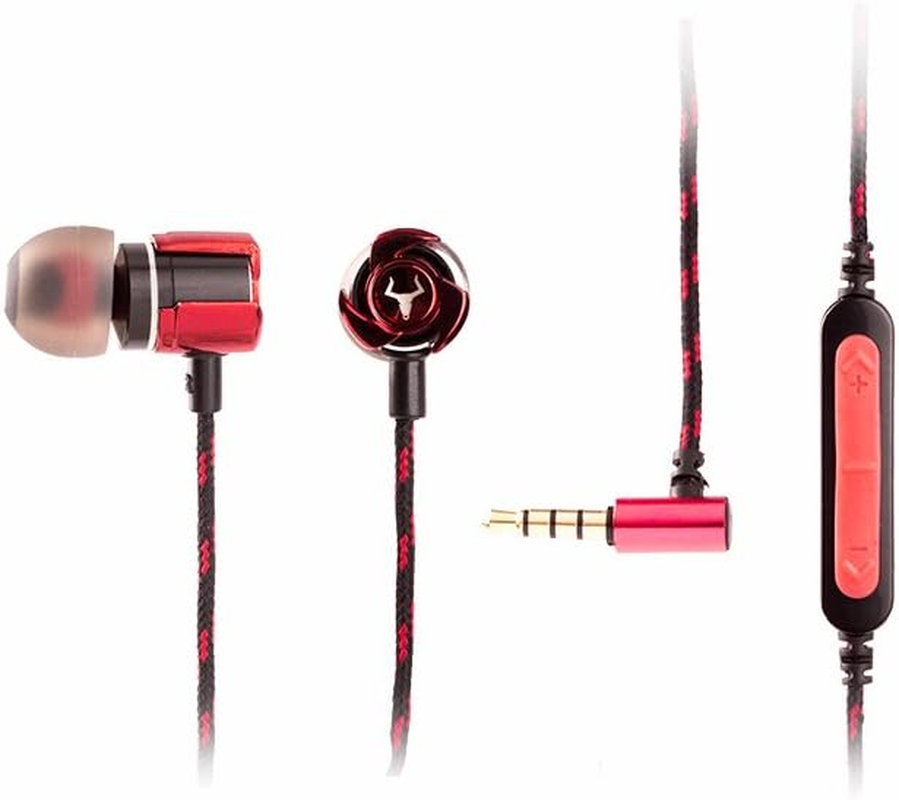 ITEK Taurus IE100 Binaural Headset with Wireless, Black, Red Headphones and Micro - Headsets and Pickups (Wired, Headset, Binaural, In-Ear, 20-20000 Hz, Black, Red) image number 3