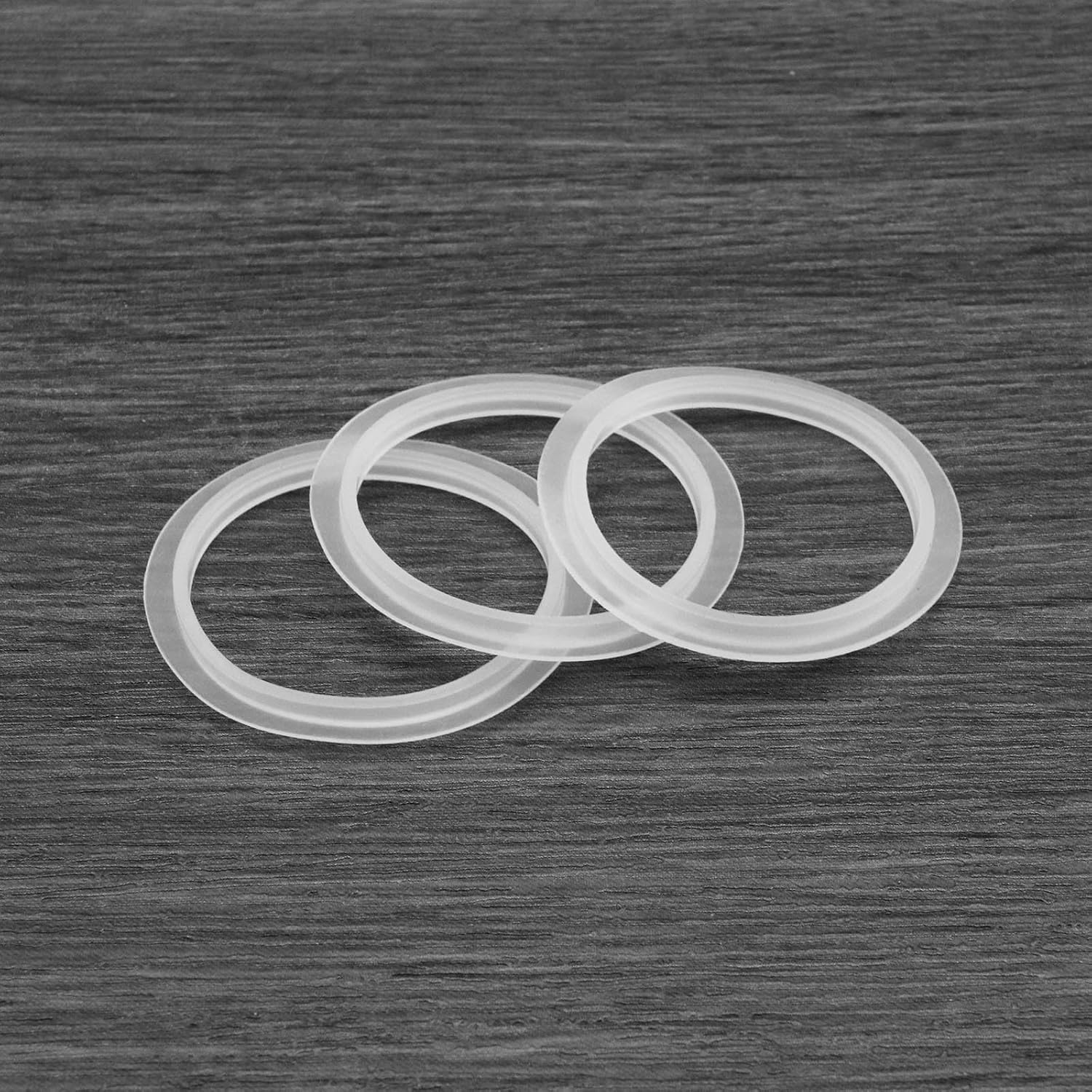 Emsea 10PCS O-Rings Bath Plug Seal Ring Transparent Silicone Sealing Gasket Pop up Basin Waste Seal for Push-Up Pop up Sink Drain Plug Basin Plug 34Mm ID 43Mm OD image number 5