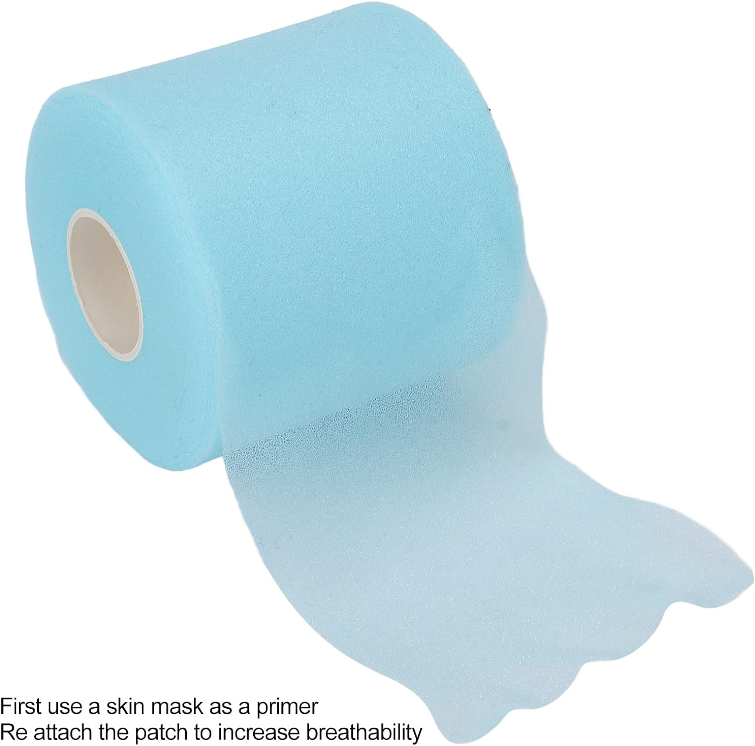 Foam Underwrap, Mutifunctional Breathable Prevent Body Hair Loss Ankle Protection Pre Wrap Athletic Tape for Sports for Hands Blue image number 5