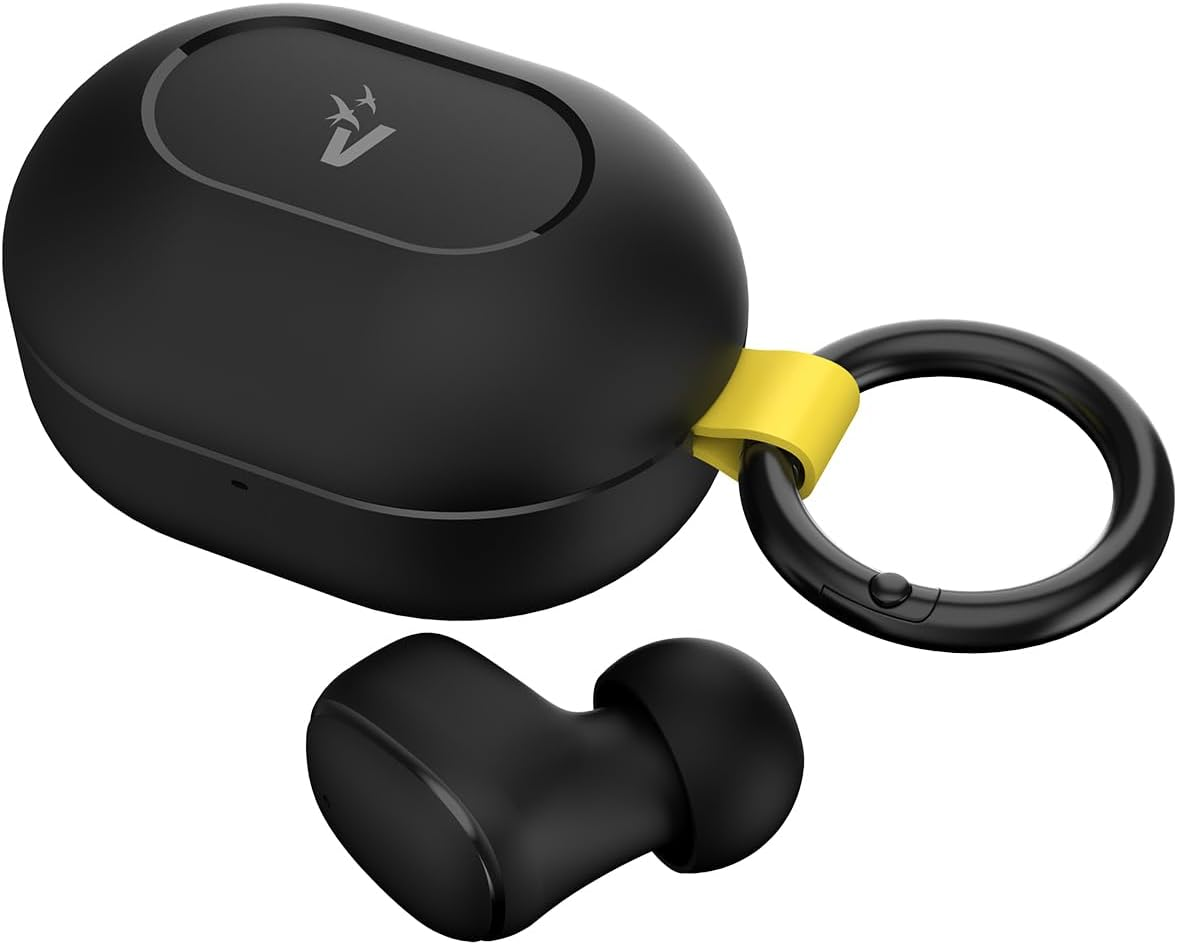 Vultech DRIP Bluetooth 5.4 Headphones, Wireless In-Ear Headphones with Microphone, 14 Hours Total, Touch Control, USB-C Charging, Siri and Google Voice Assistant, Balanced Sound, Android/Ios image number 6