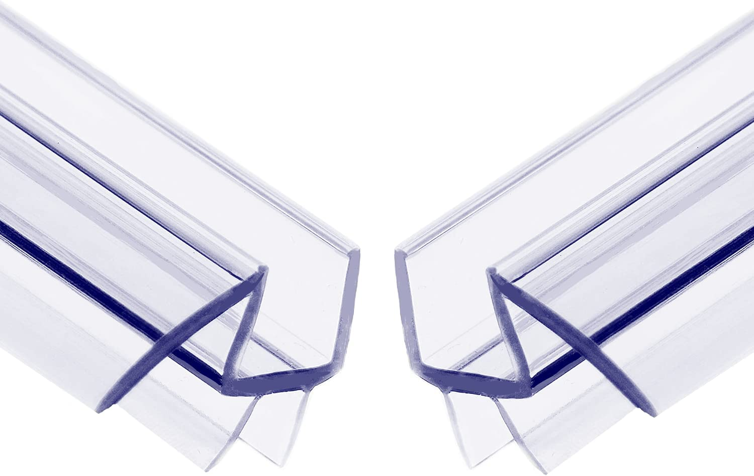 ADYAWEN 2-Pack Frameless Shower Door Bottom Seal &ndash; Stop Shower Leaks and Create a Water Barrier,Shower Door Seal 12Mm. (2-Pack 1/2''X 39&rdquo;)