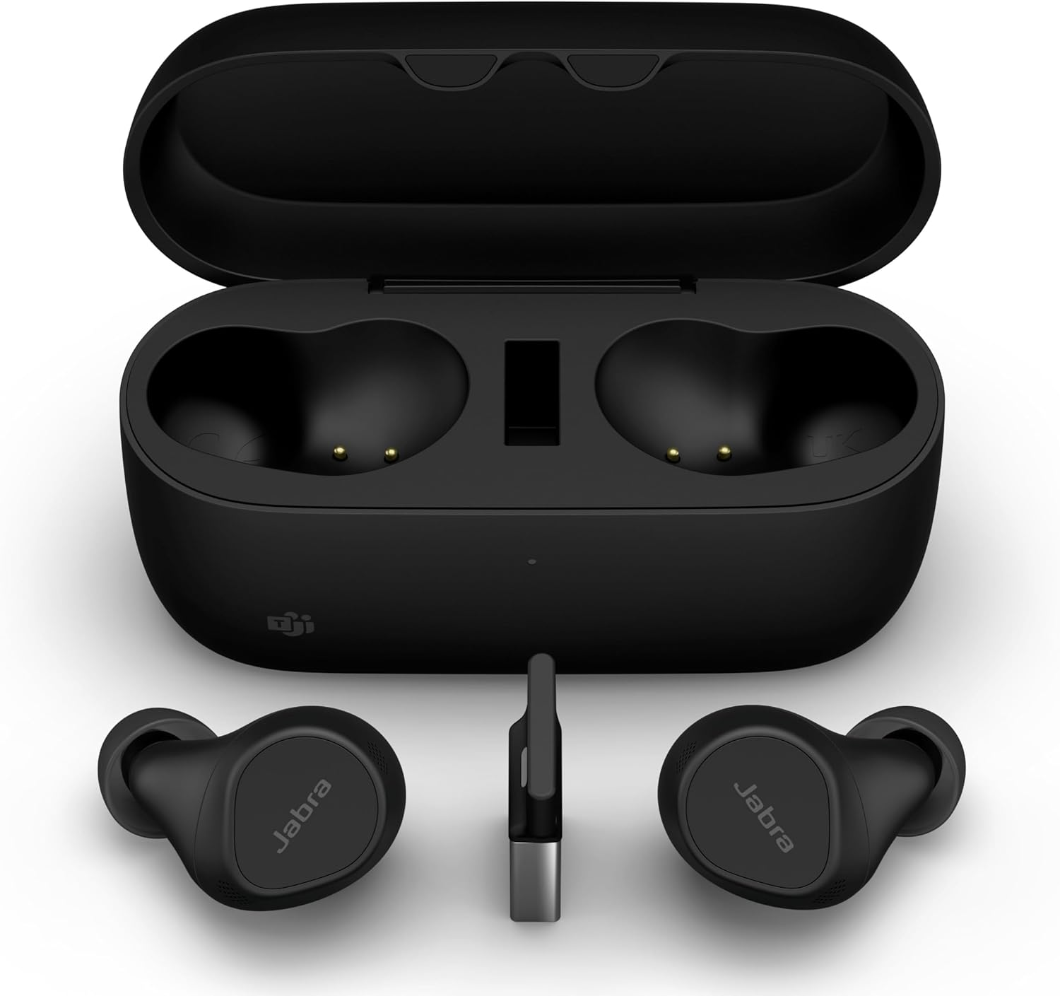 Jabra Evolve2 Buds - Wireless Earbuds - Noise Cancelling Earphones - Bluetooth with Mic + ANC - Teams Cert - Water Resistant Ip57-33Hr Batt - 20M Range - Optimized 4 AI True Wireless Ear Buds USB A image number 5