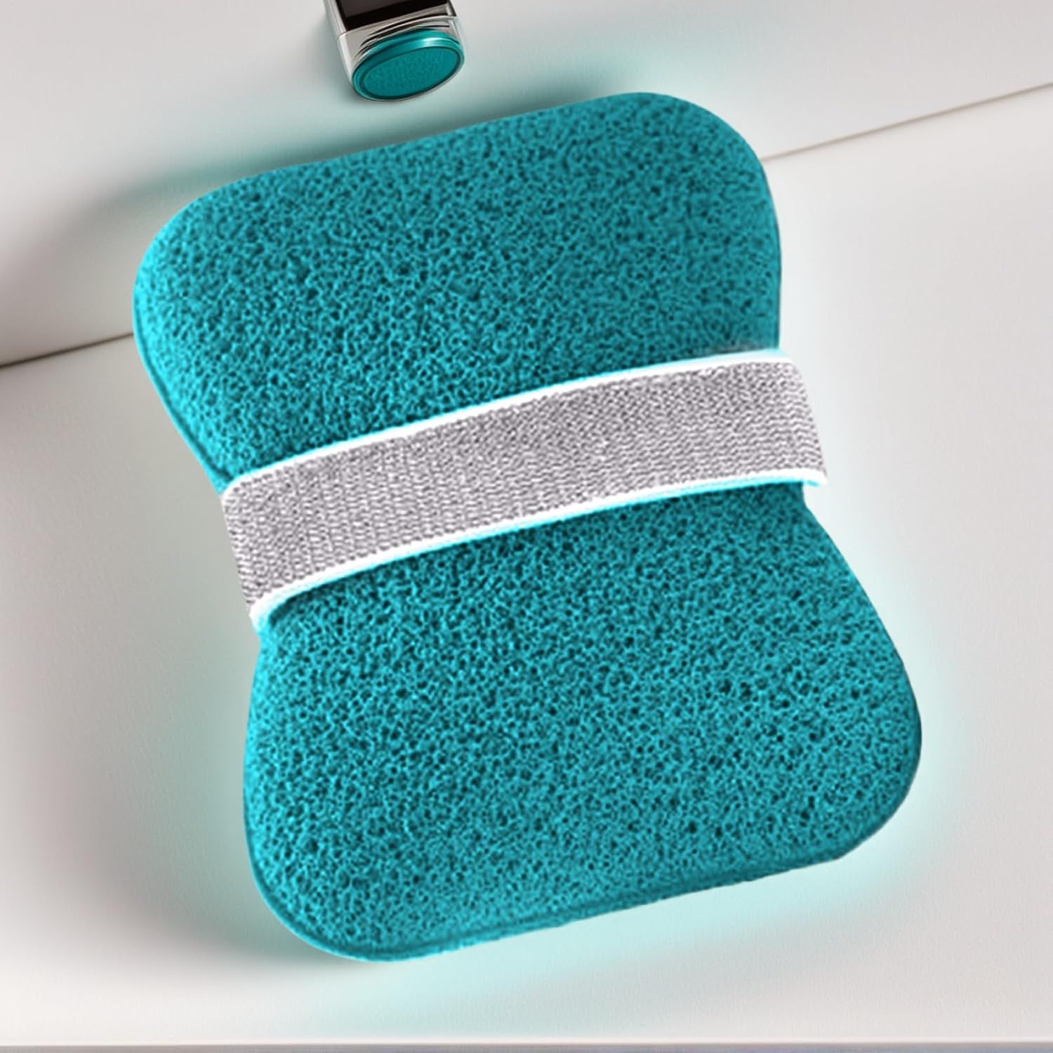 Soap Scrubber Pouch | Soap Bag | Bar Holder Loofah Pocket for Daily Shower Bathroom Travel Hotel Yoga Campsite Gym Vacation - Green image number 5