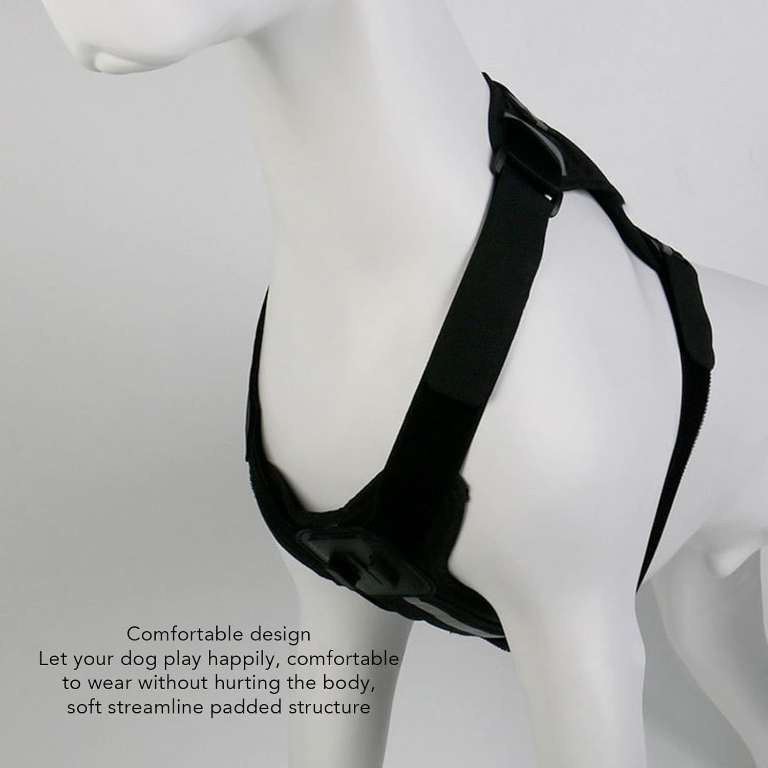 Dog Harness Mount for Action Camera, Nylon Pet Chest and Back Fixation Vest Harnesses for Large Medium and Small Dogs image number 1