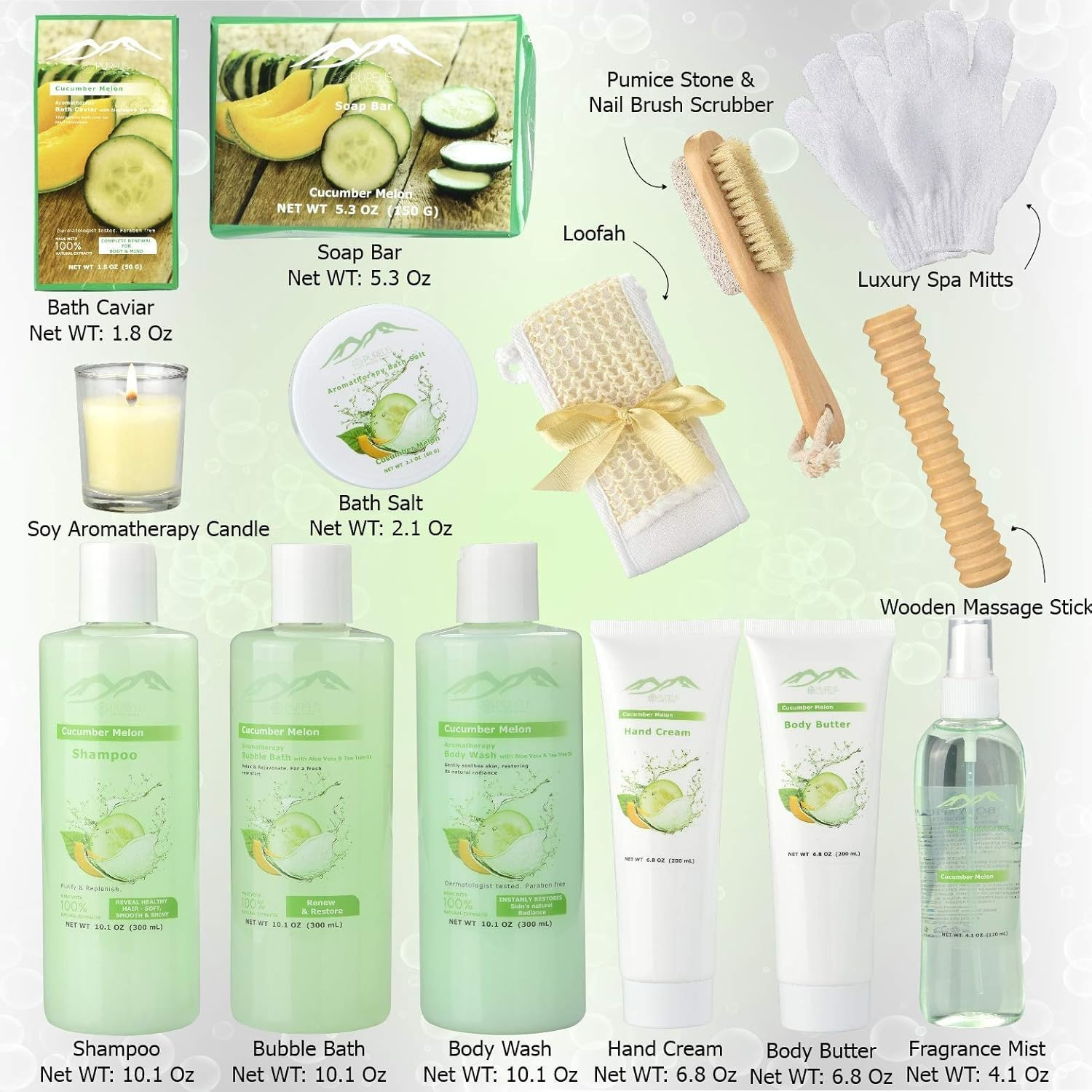 Bath Gift Basket for Women - Frankincense & Myrrh Aromatherapy Home Spa Bath Gift Set for Women & Men! Purelis Spa Basket for Him & Her. Bath & Body Gift Basket Organic & Natural Gift Set. Best Gift! image number 5