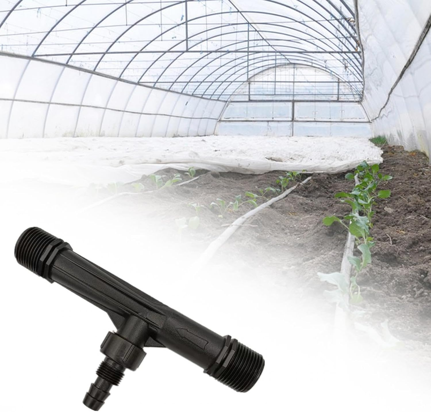 Fenteer Venturi Fertilizer Injector Fertiliser Mixer Water Supply Drip System Easy Connection Irrigation Device Tube for Agricultural Greenhouse, 1 Inch