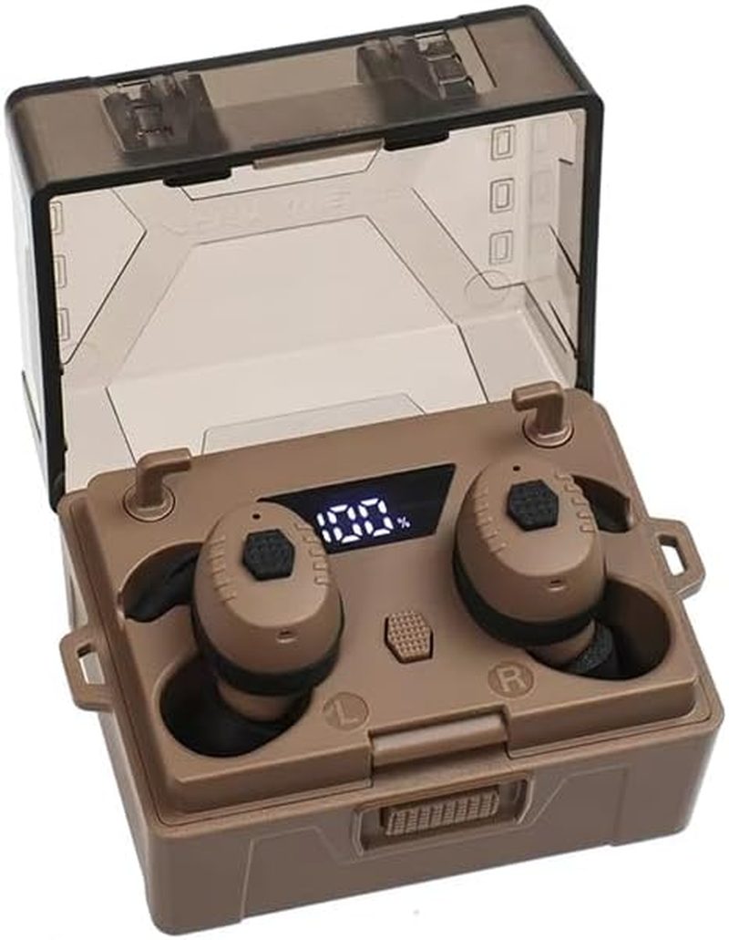 Omana Arm Next Totems Electronic Shooting Earplugs Noise Canceling Hearing Protection Earmuff for Hunting/Tactical Shooting/Military/Music Events