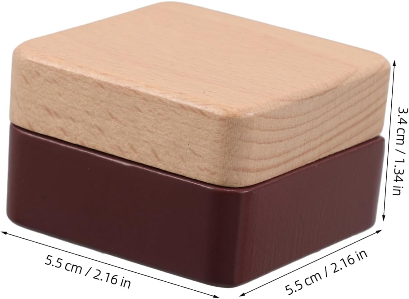 PACKOVE Boys and Girls Tooth Storage Box Vintage Wooden Denture Holder for First Tooth Hair Keepsake Portable Fairy Container Home School Organizer image number 6