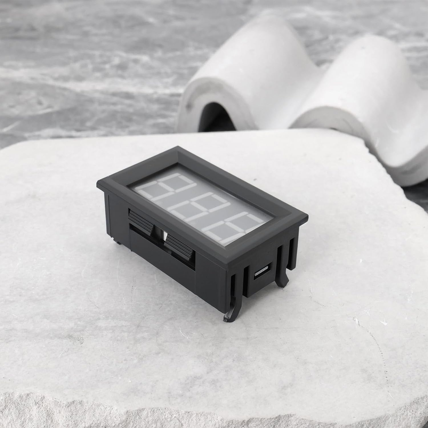 YINETTECH 2Pcs -50~110 &deg;C DC 5-12V Digital Display Thermometer Suitable for Temperature Measurement of Fish Tanks Refrigerators and Water image number 1