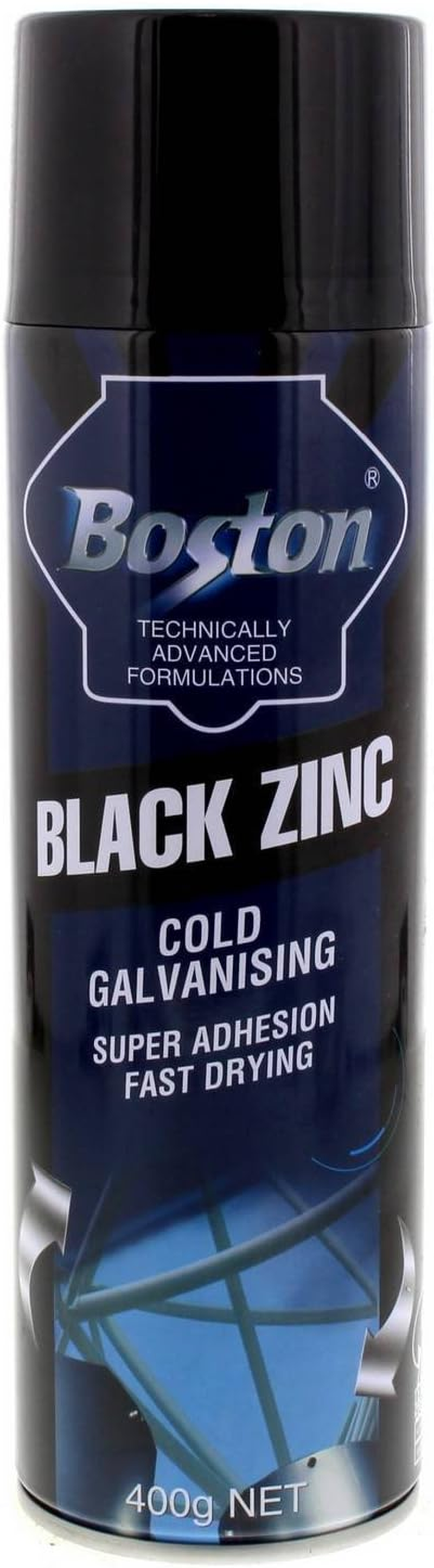 Boston Spray Paint 400 Gram Black Zinc image number 3