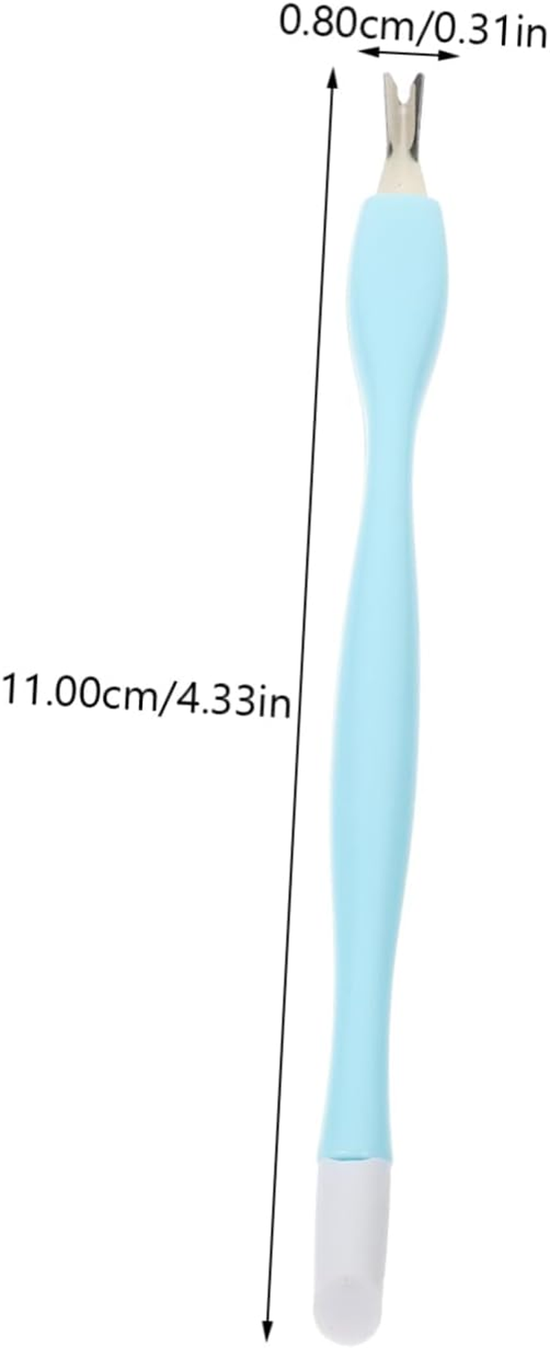 Baluue 15Pcs Stainless Steel Dead Skin Forks for Nail Art Cuticle Trimmer Pushers Easy to Use Carry Professional Manicure Tools image number 5