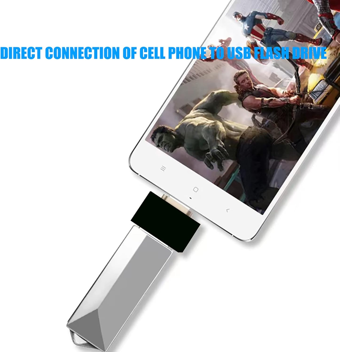 OTG Micro to USB Adapter, Tunghey Aluminum Alloy Micro USB Male to USB 2.0 a Female OTG (On the Go) Adapter for Android Smartphone Tablets More USB and Micro Devices 5Pack