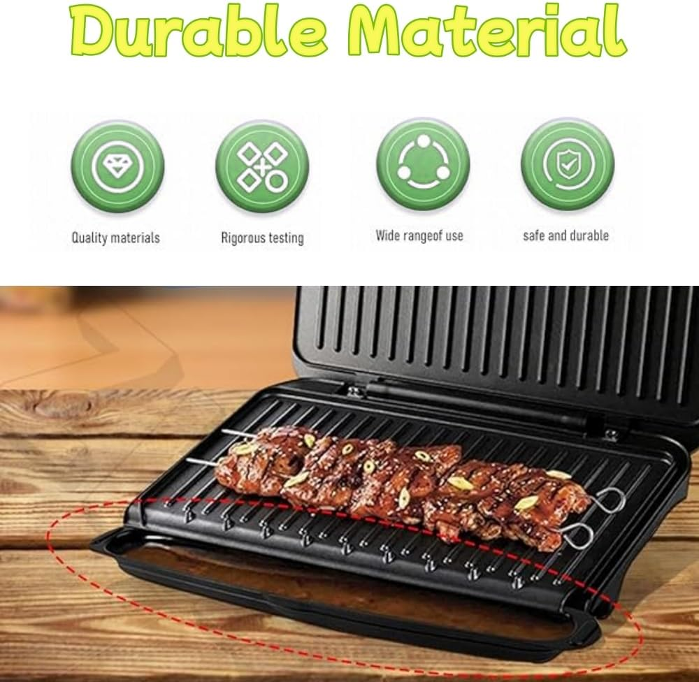 14.5" Grill Oil Grease Catcher Drip Tray Pan Replacment Part for G-Eorge Foreman 14.5", Suitable for Most Indoor Grills, Withstand Heat of the Grease Oil & Fat - Easy to Clean by Hand or Dishwasher image number 6