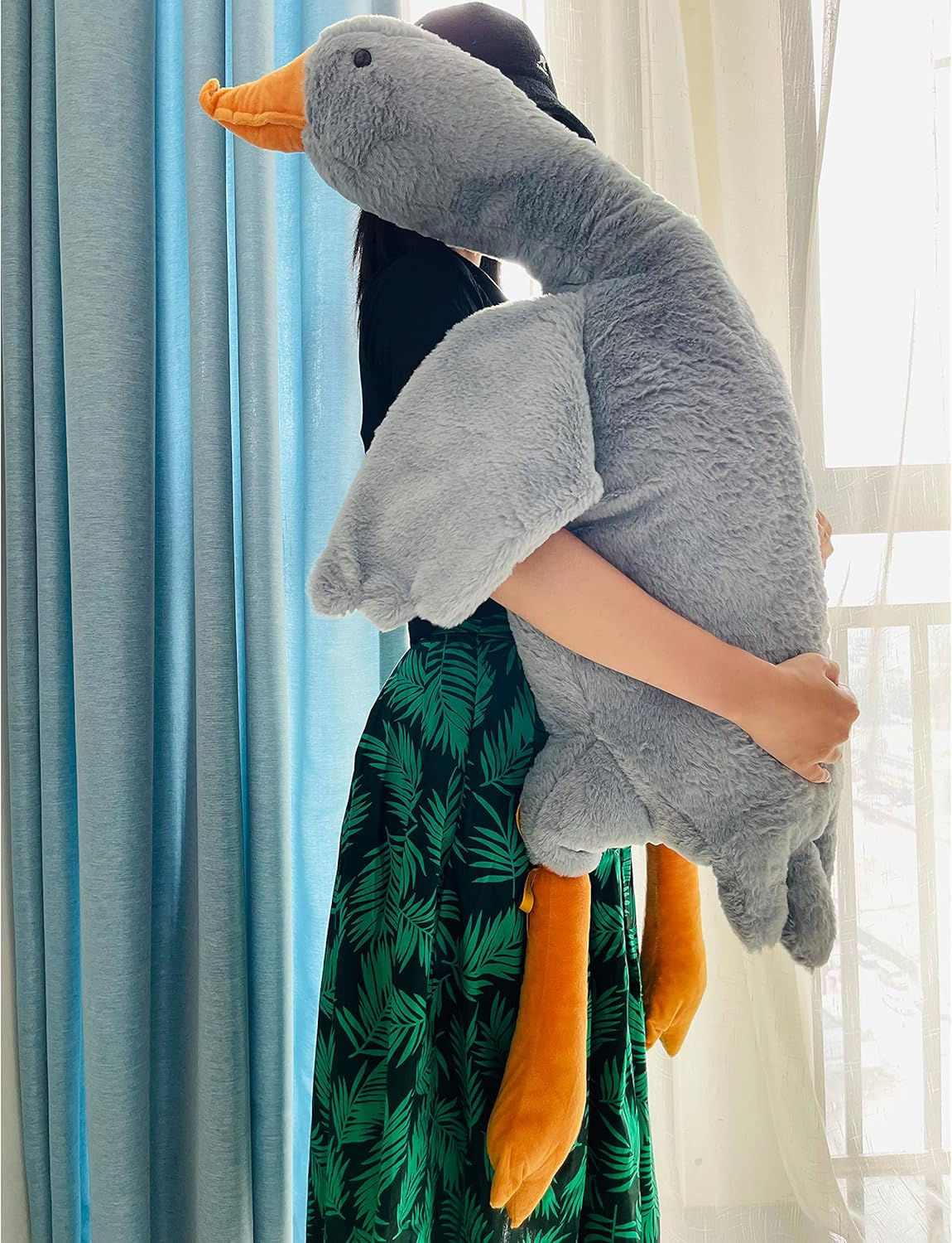 Small Goose Stuffed Animal, 3 Pack 20 Inch Tanha Plush Pillow Toy, Cute Duck Plush Pillow