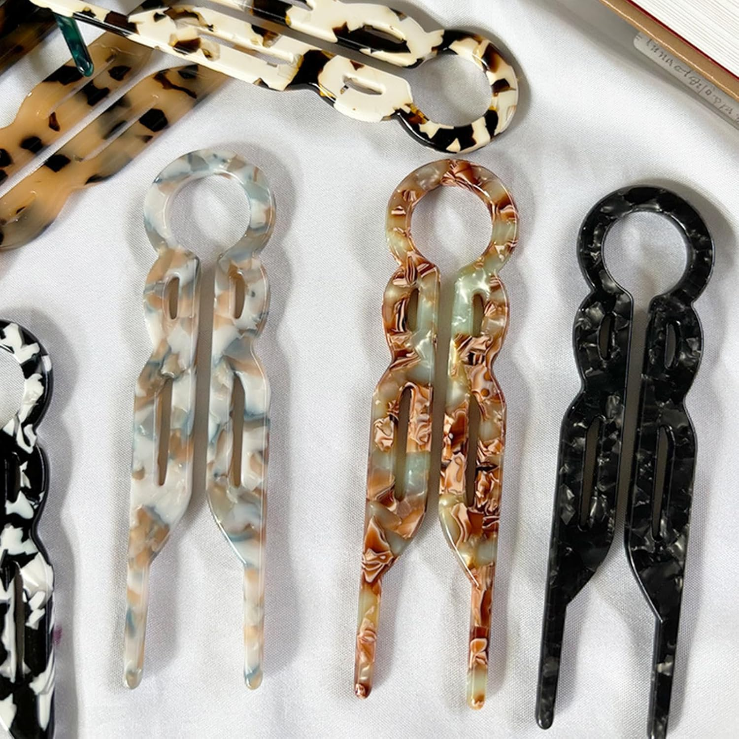 3Pack Hair Pin, Stylish and Elegant Hairpin,French Hair Pins for Women, Suitable for Slender, Thick, Straight and Long Hair Styles image number 4