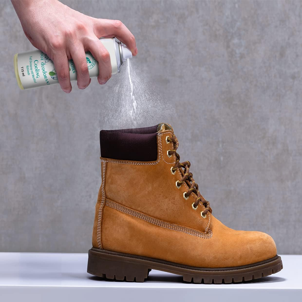 AROMATIKA Tea Tree Essential Oil Foot Deodorant Spray 115Ml - Antiperspirant for Feet image number 1