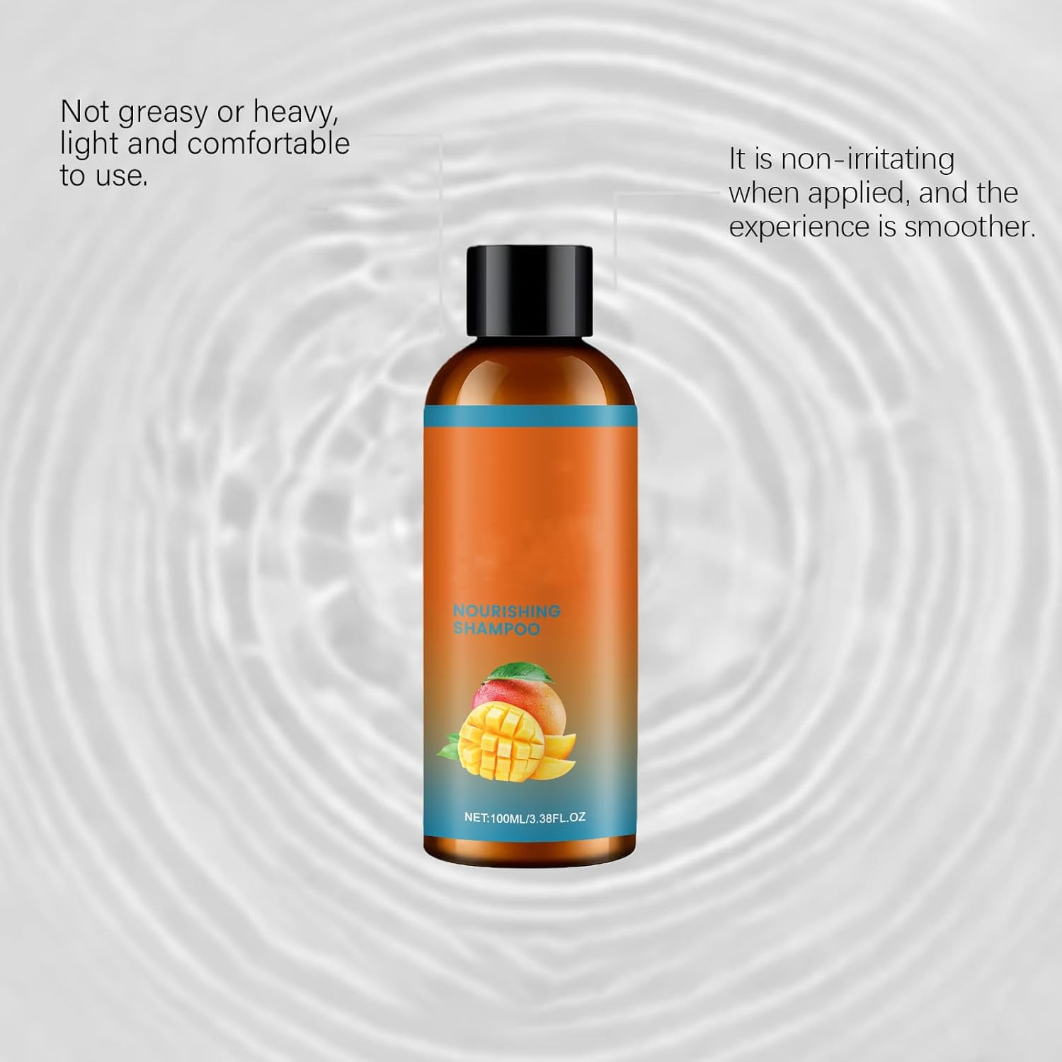 Fruit Moisturizing Shampoo, Fruit Extraction Hair Cleanser, Moisture Repair Shampoo for Dry, Split and Chemically Treated Hair, Thickening Volumizing Strengthening Damaged Frizzy Hair (2Pcs) image number 1