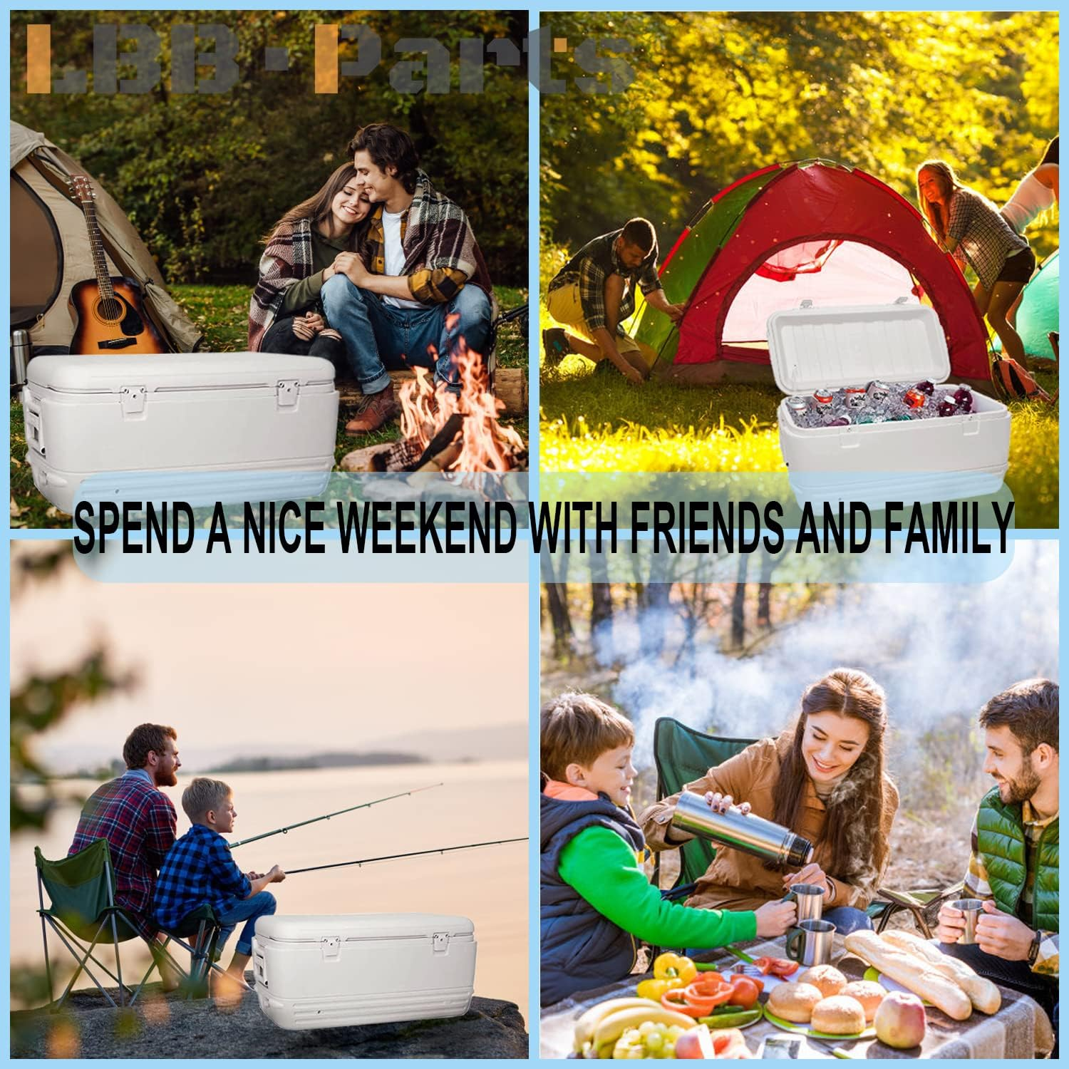 Igloo Cooler Latch Posts and Screws - High Strength Replacement Kit, Set of 2 image number 3