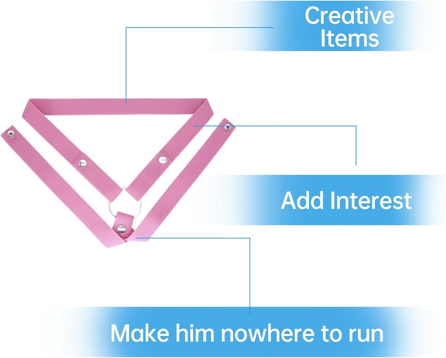 Male Chastity Belt Anti-Off Chastity Device Chastity Cage Chastity Strap Adjustable Auxiliary Belt Penis Cage Sex Toys Sex Furniture for Men (Pink)