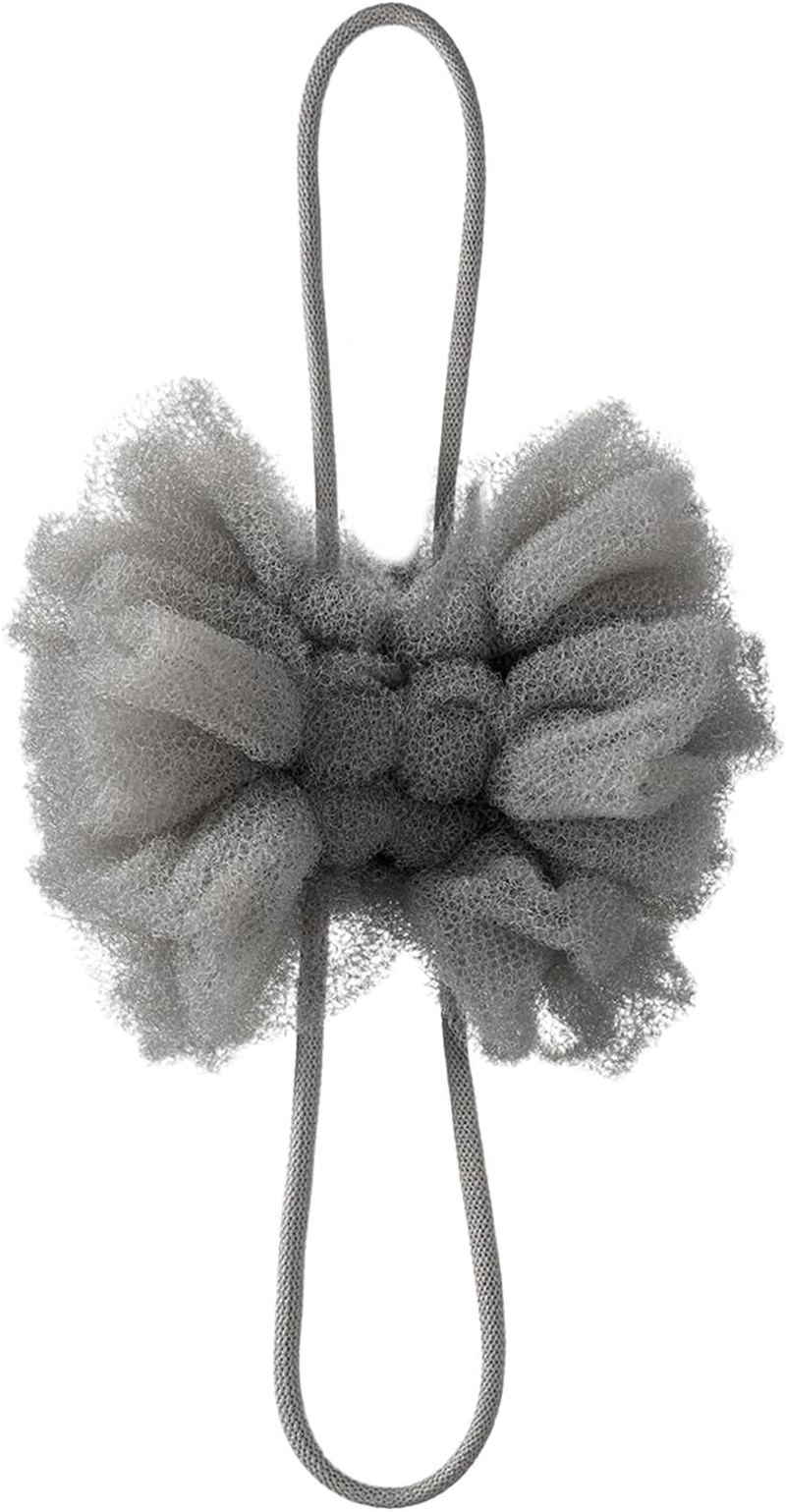 Vgvgaj Back Washer for Shower - 2 in 1 Loofah Sponge | Sponge Scrub with Rope Handles for Dead Skin Removal Home Travel Spa Girls Boys Men