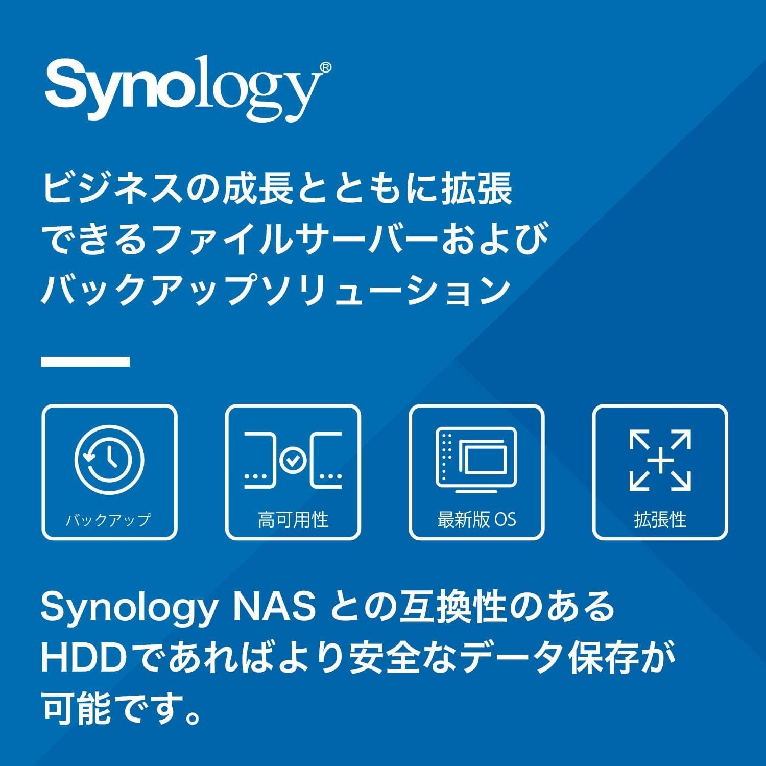 Synology HAT3300-4T [4TB 3.5" SATA 5,400 RPM/NAS Grade HDD (MTTF1 Million Hours) / 3 Year Warranty] Domestic Authorized Dealer Field Lake Product