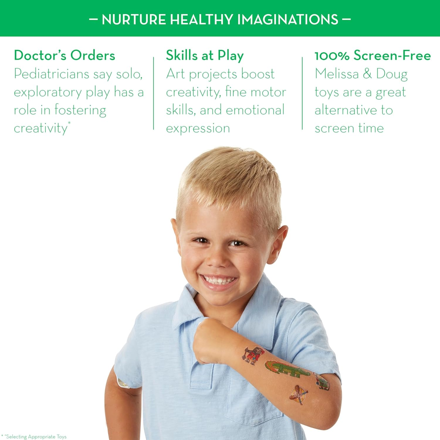 Melissa and Doug - My First Temporary Tattoos - Adventure Crea image number 5