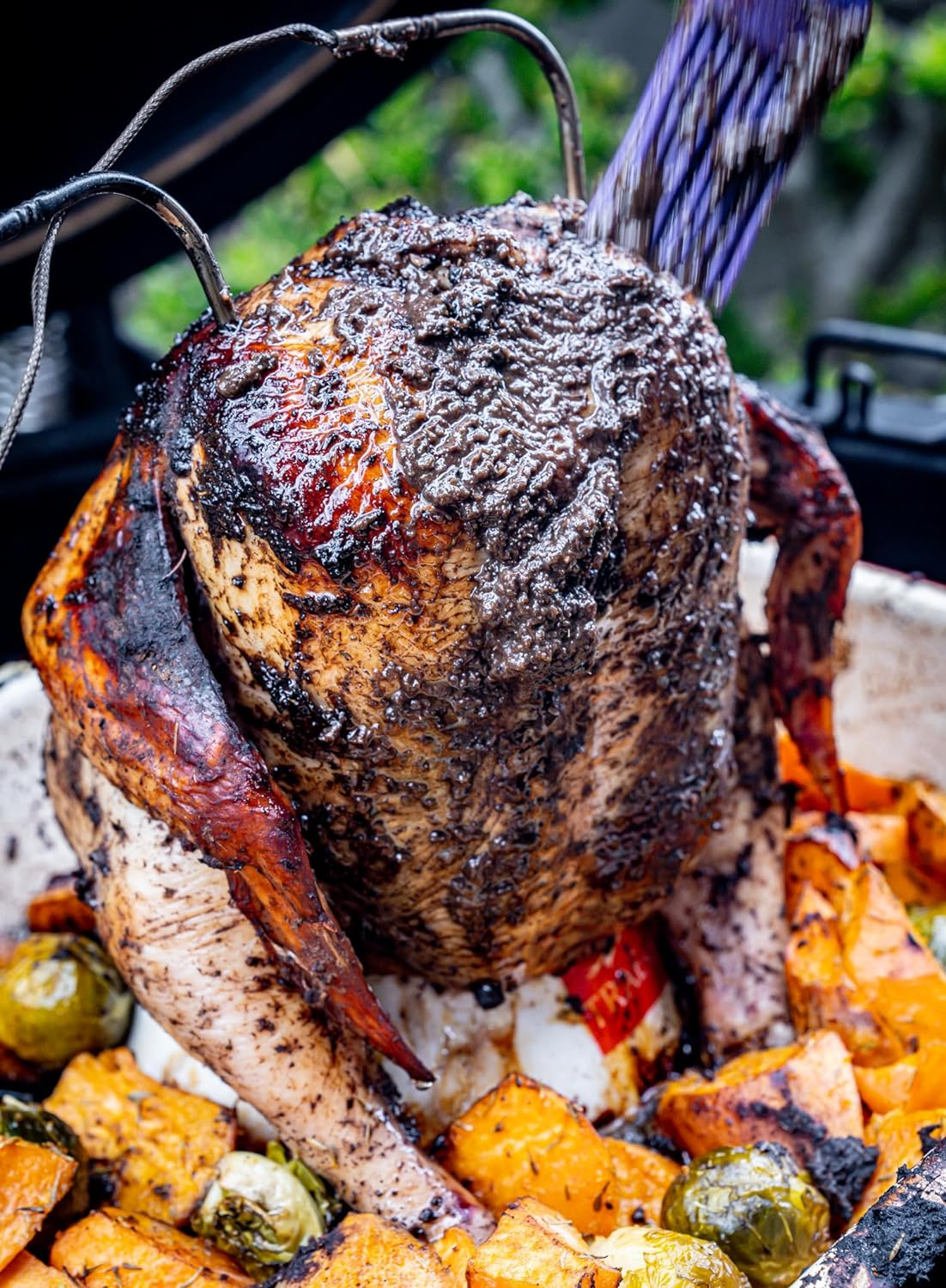 Jammin Jerk BBQ Sauce (200G) - Our Smoky Jerk BBQ Sauce Is Made in Small Batches, Non-Gmo, All Natural, No Preservatives, Gluten Free with Pimento(All Spice) and Extra Lashings of Habaneros in Every Jar Bringing You the Warmth of the Caribbean plus Savoury Goodness, Antioxidants, and Lower Salt and Sugar for a Better Healthier You. image number 2