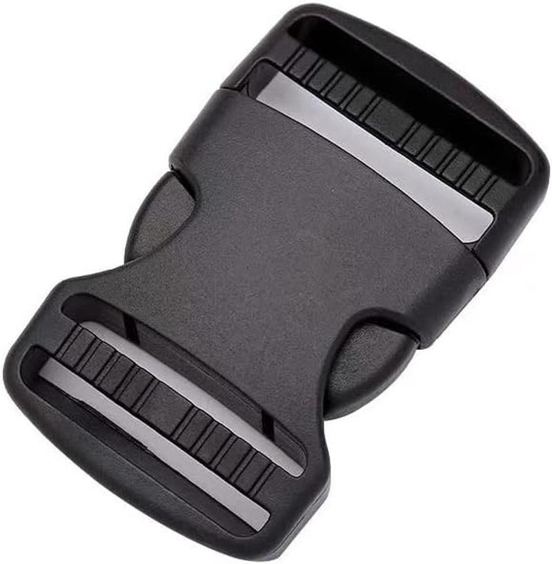 5X 38Mm Plastic Side Quick Release Buckle Clip Cord Strap Fastener Webbing Bag image number 3