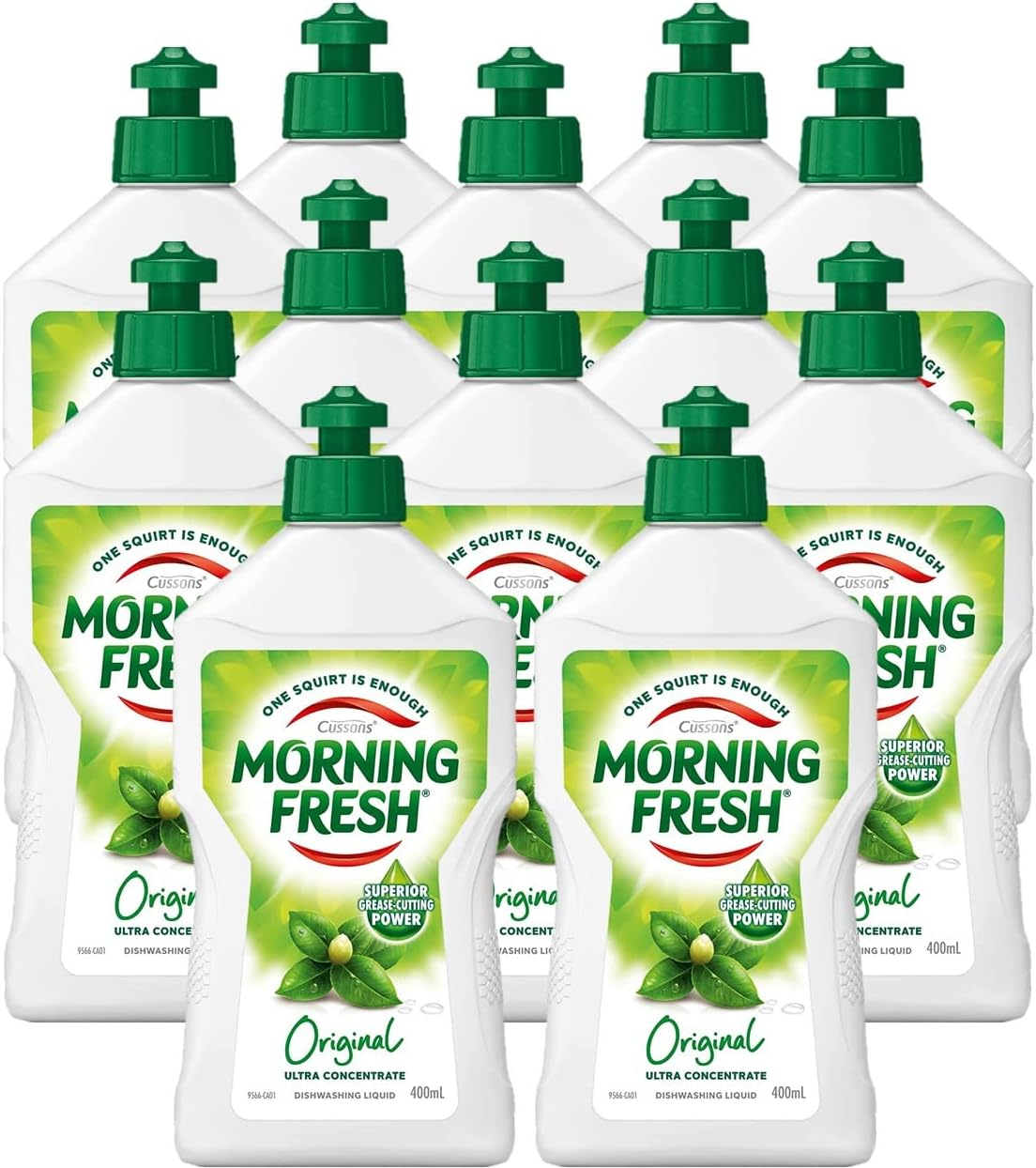 Morning Fresh Original Superior Grease Cutting Power Dishwashing Liquid 400 Ml (Pack of 12) image number 5