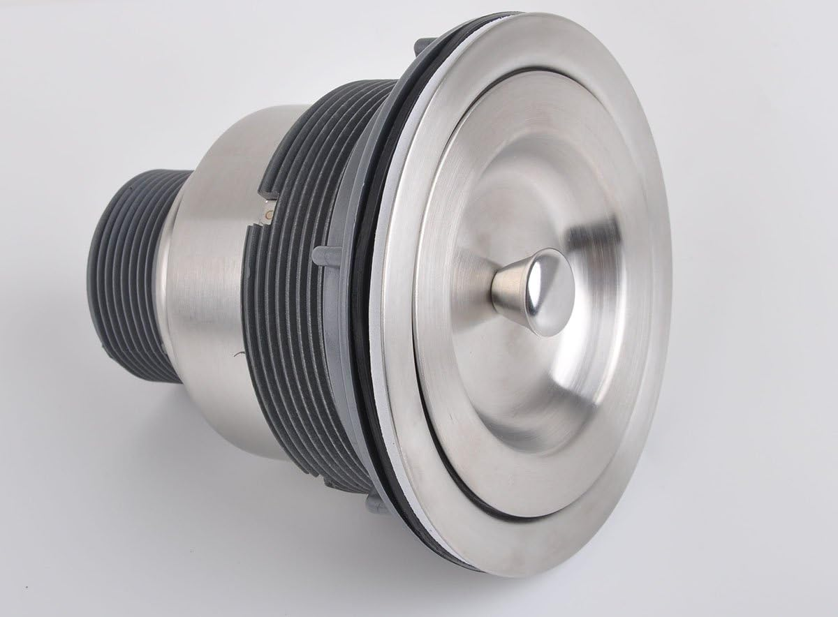 KONE K.ONE 3-1/2-Inch Kitchen Sink Drian Strainer with Removable Deep Waste Basket/Strainer Assembly/Sealing Lid, Stainless Steel, Kitchen Sink Strainer Garbage image number 4