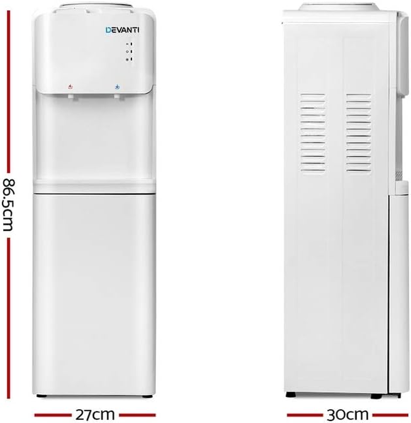 Water Cooler Dispenser Stand White Home Office Kitchen Beverage Appliance image number 3