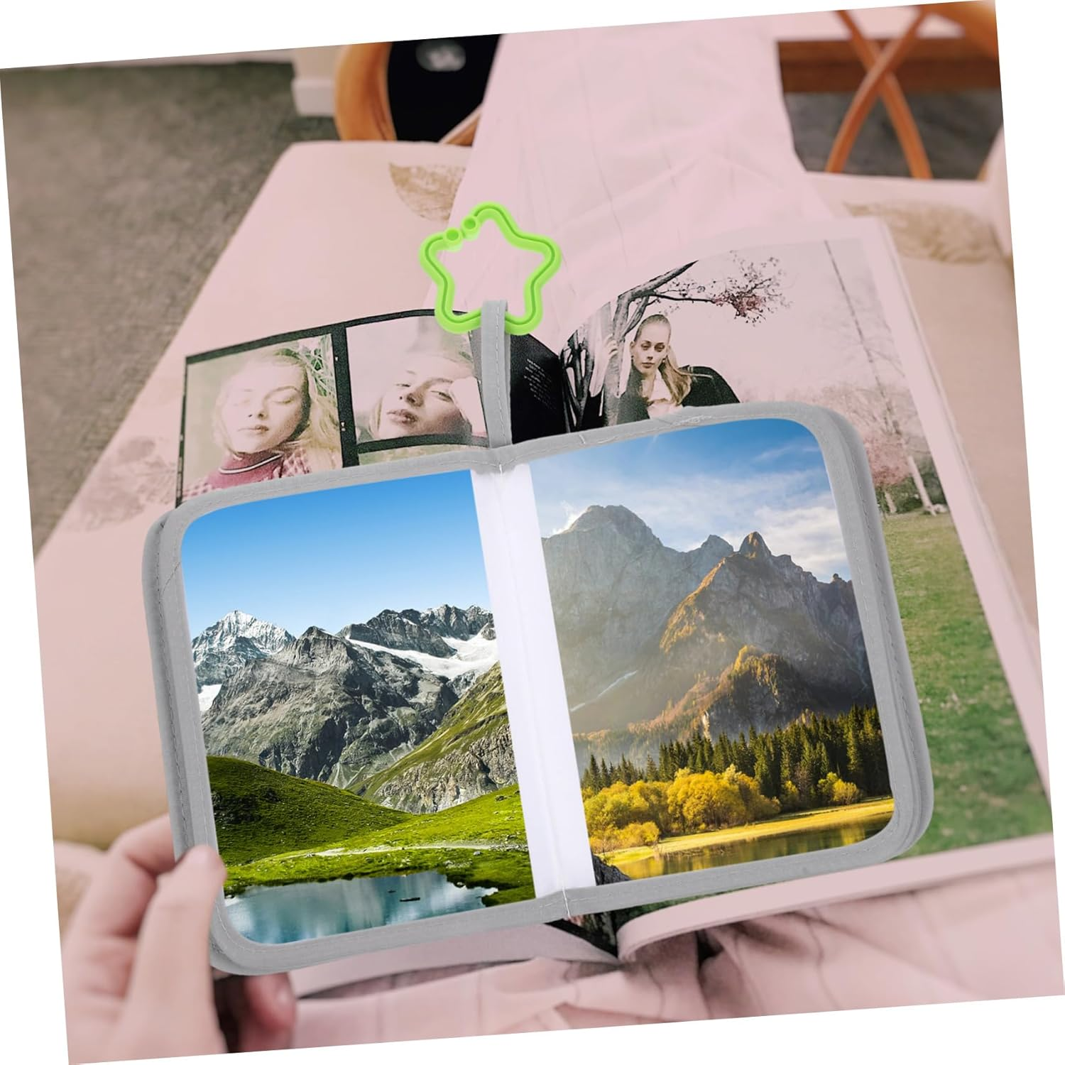 AOKWAWALIY Baby Album Baby Memo- Book My First Photo Album for Baby Dinosaur Picture Album Toys Cloth Photo Album Year Baby Cloth Albums Baby Cloth Photo Book Child Commemorate Decorate Pvc image number 1