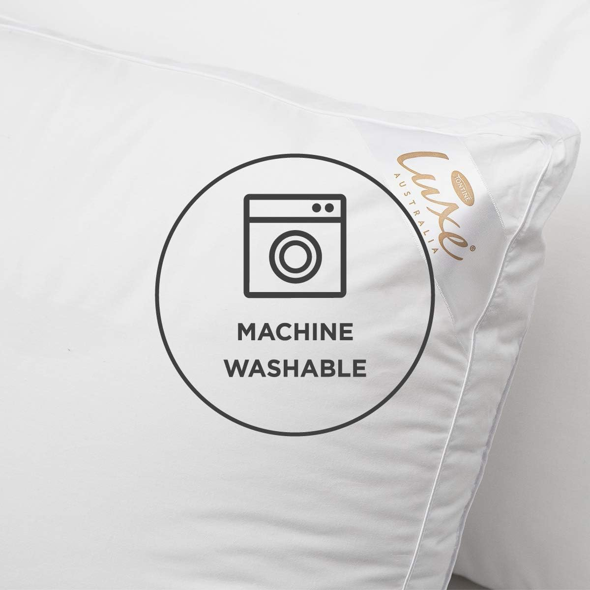 Tontine Luxe Optimum Comfort Anti-Microbial Sleeping Support Pillow Firm Profile image number 3