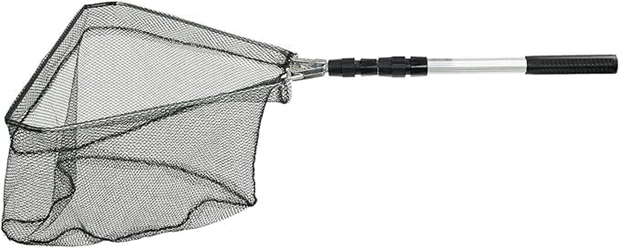 Foldable Fishing Net,Lightweight, Portable, Retractable, Suitable for Trout and Bass Fishing, Aluminum Alloy Handle,Durable Nylon Net for Safe Fishing or Release, Length 21 Inches,Special Fishing Net image number 3