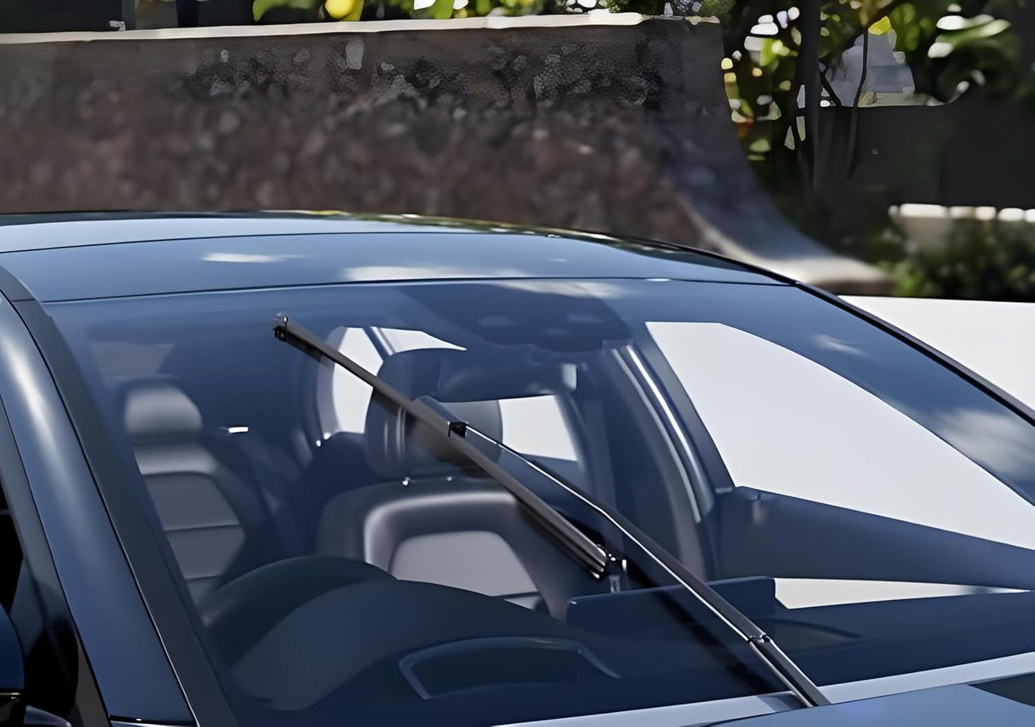 Reusable Automotive Oil Film Cleaning Brush - Oil Film Wipe, Remover for Car Windshield Glass, Improves Clarity 2Pcs image number 2