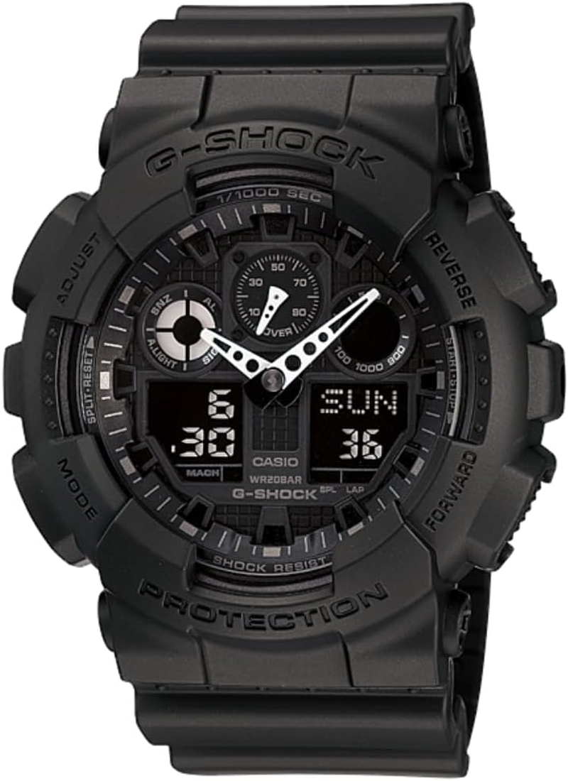 Casio Men'S G-SHOCK - the GA 100-1A1 Military Series Watch in Black