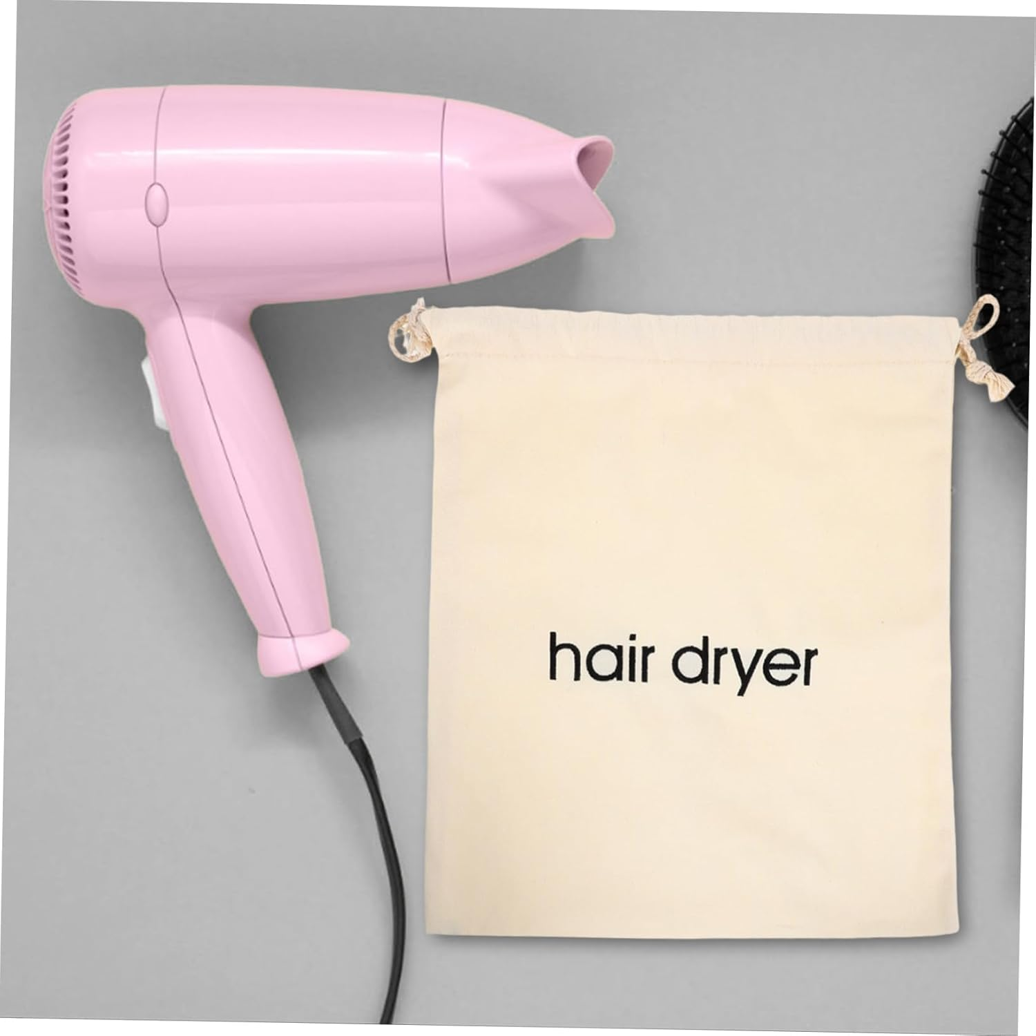 BESTYASH 2Pcs Hair Dryer Case Bag Portable Hair Dryer Storage Bag Drawstring for Travel Hotel Stylist Organizing image number 4