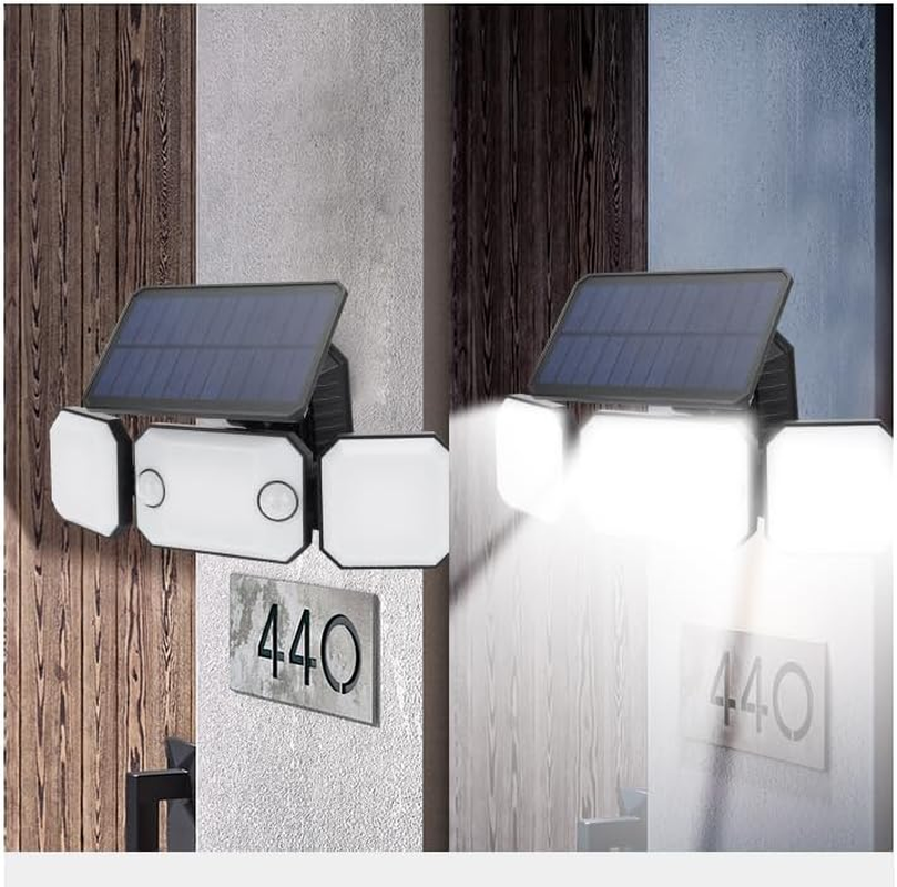 T-Sun Solar Motion Sensor Light, Solar Outdoor Security Light, Two Motion Sensors,1000Lumens, 230 Leds,3 Modes,Remote Control, IP65 Waterproof Solar Wall Lights for Yard, Patio, Garden, Garage image number 3