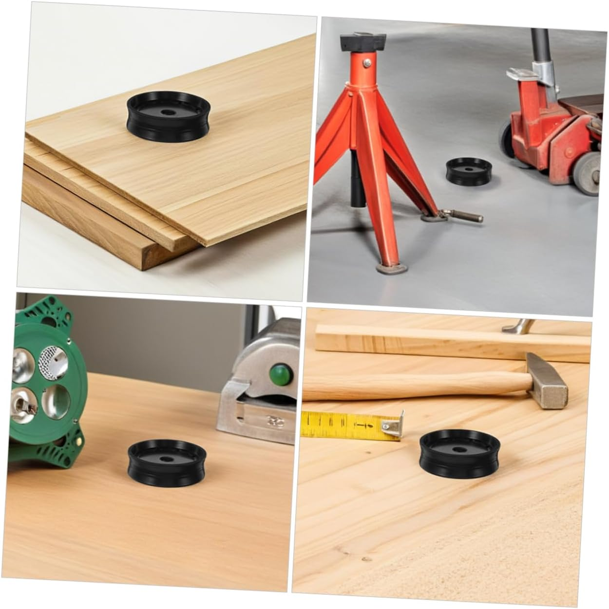 Cabilock 2Pcs Rubber Tire Changer Accessories Small Cylinder Bicycle Repair Tool Car Tire Repair Kit for Manual Changer image number 1