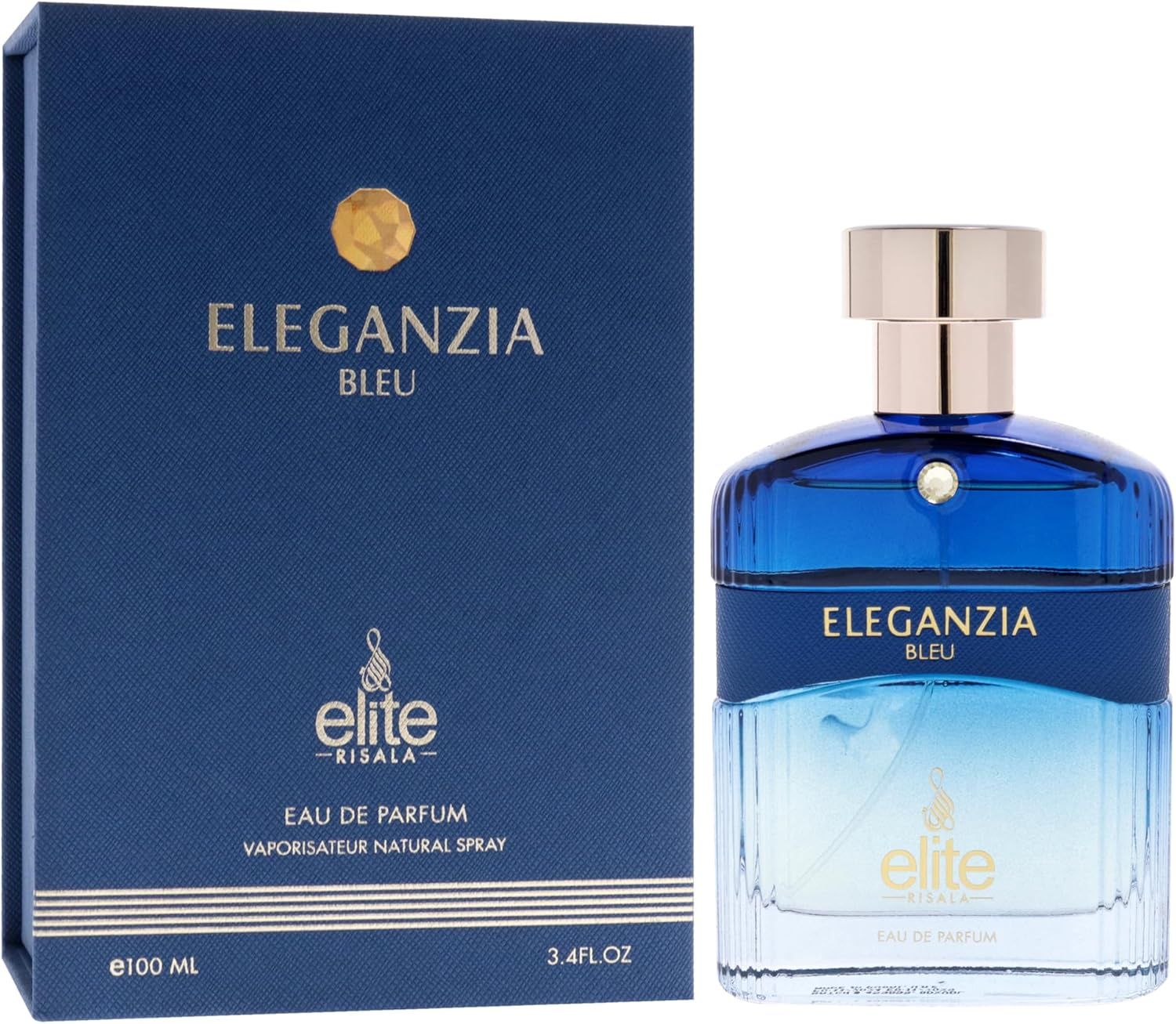 Elite - Eleganzia Bleu by Risala for Unisex - 3.4 Oz EDP Spray image number 1