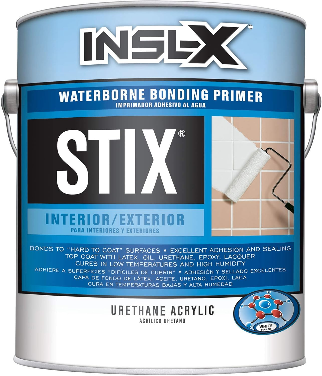 INSL-X SXA11009A-01 Stix Acrylic Waterborne Bonding Primer, 1 Gallon, White image number 5