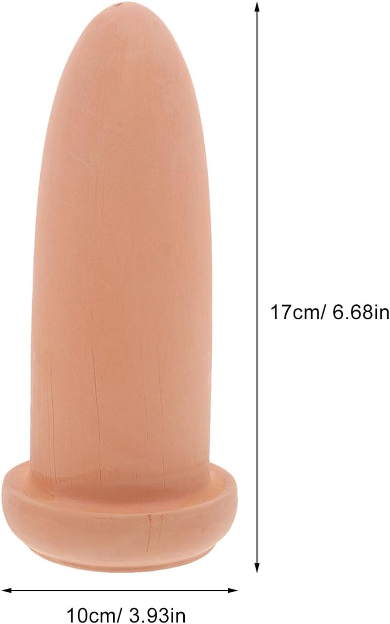 CORHAD Light Brown Fish Breeding Bucket Medium Ceramic Spawning Cone for Aquarium Decoration Easy to Clean Fish Breeding Container Suitable for Fresh and Saltwater Aquatic Pets image number 6