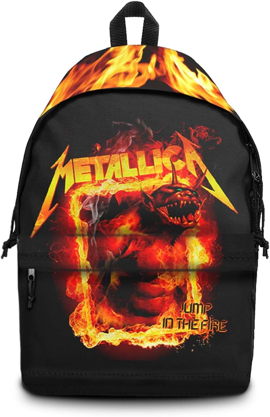 Rocksax Metallica Daypack - Jump in the Fire, Black, One Size