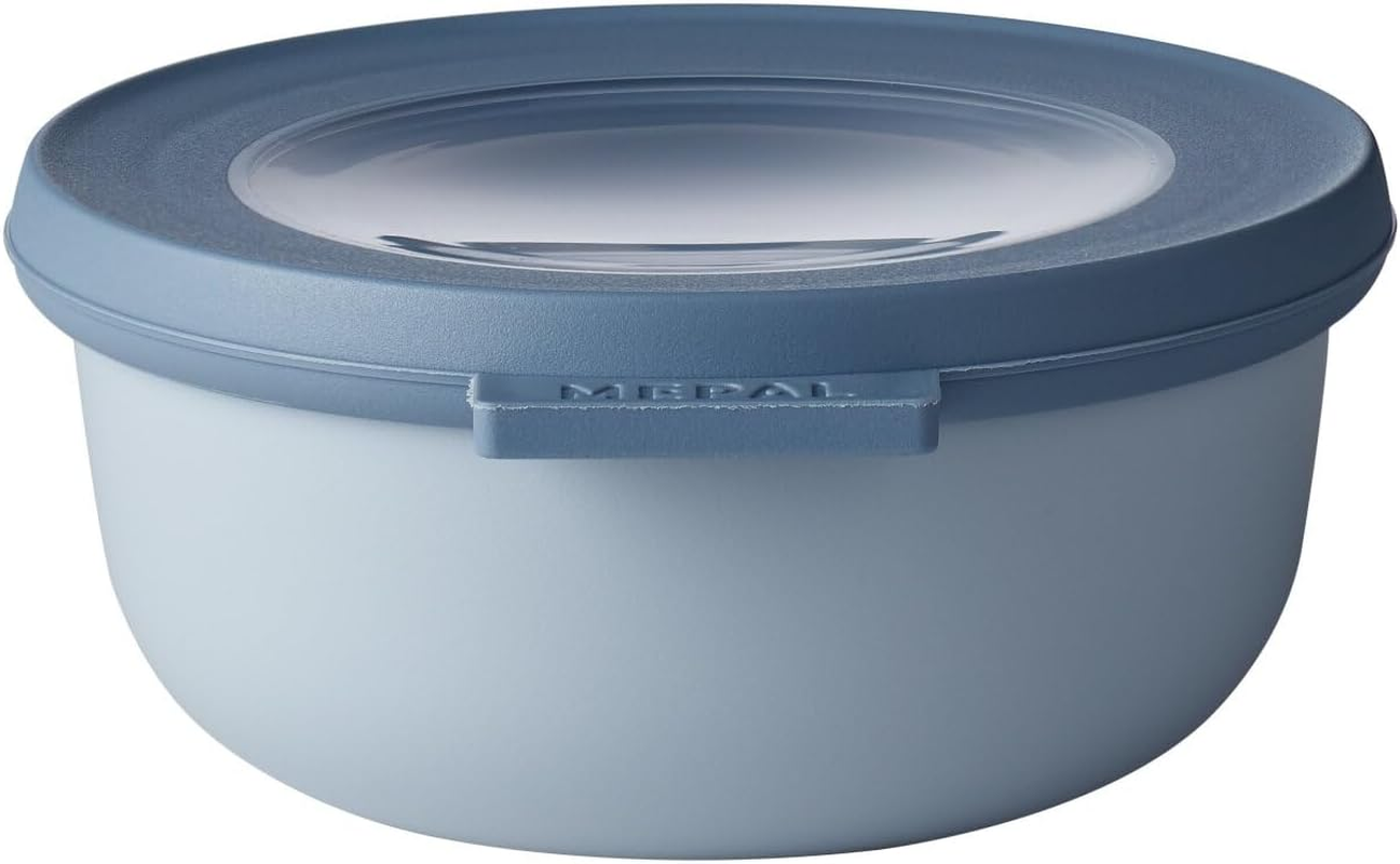 Mepal Cirqula round Multi Bowl 750Ml &ndash; Nordic White, Bpa-Free Airtight & Leakproof Food Storage Container with Lid, Microwave, Freezer & Dishwasher Safe, Made in Holland image number 5