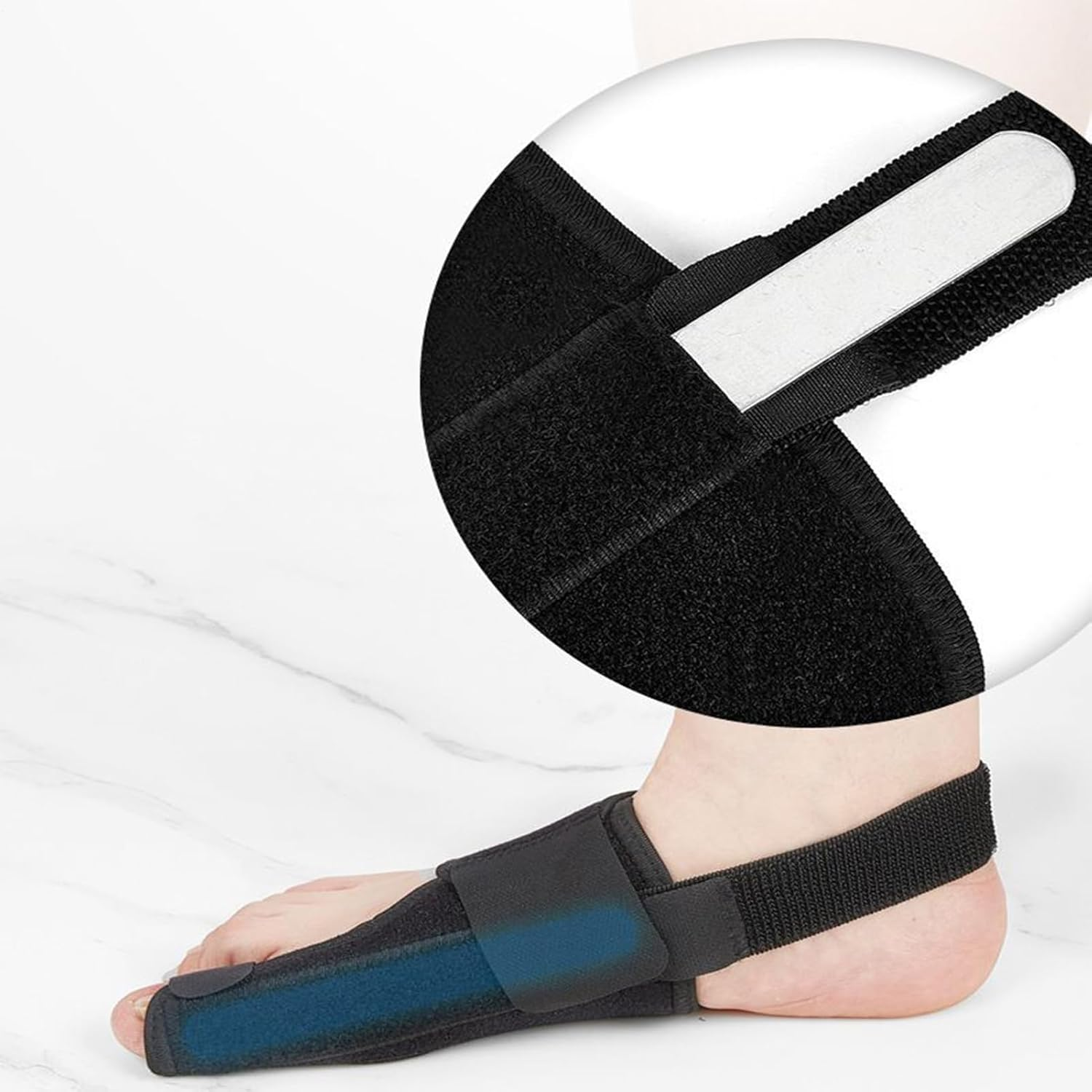 Big Toe Corrector - 2 Piece Adjustable Big Toe Straightener | Correction Separators Ergonomic Breathable Protector for Yoga Pedicure Men image number 4